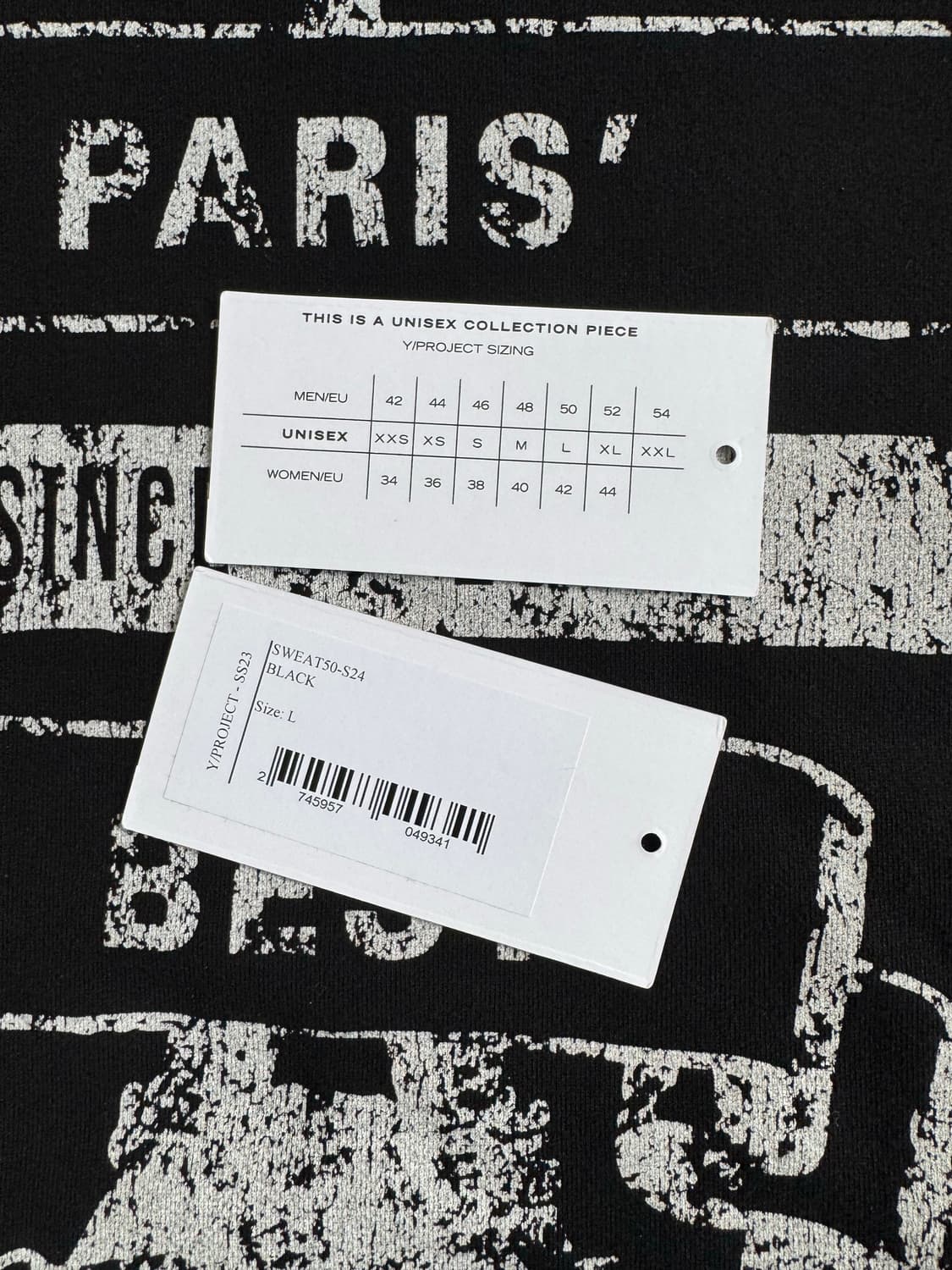 Y/PROJECT 맨투맨 상품이미지1