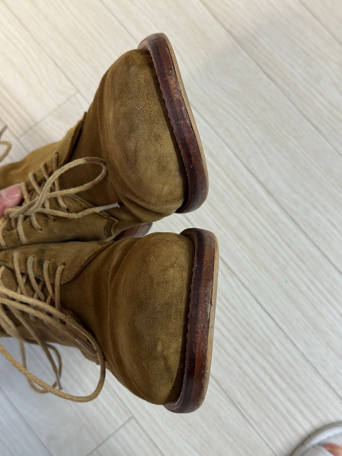 [40.5] 로스트가든 유니폼 필드 부츠 베이지 상품이미지6