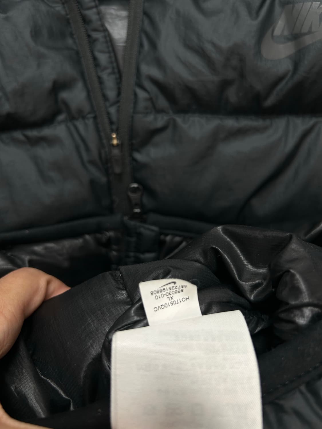 나이키 블랙 경량패딩 XL 상품이미지6