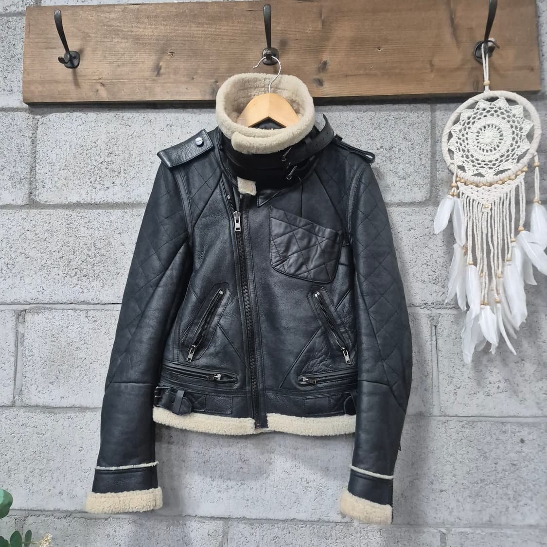 시스템  리얼양털천연가죽무스탕 상품이미지1