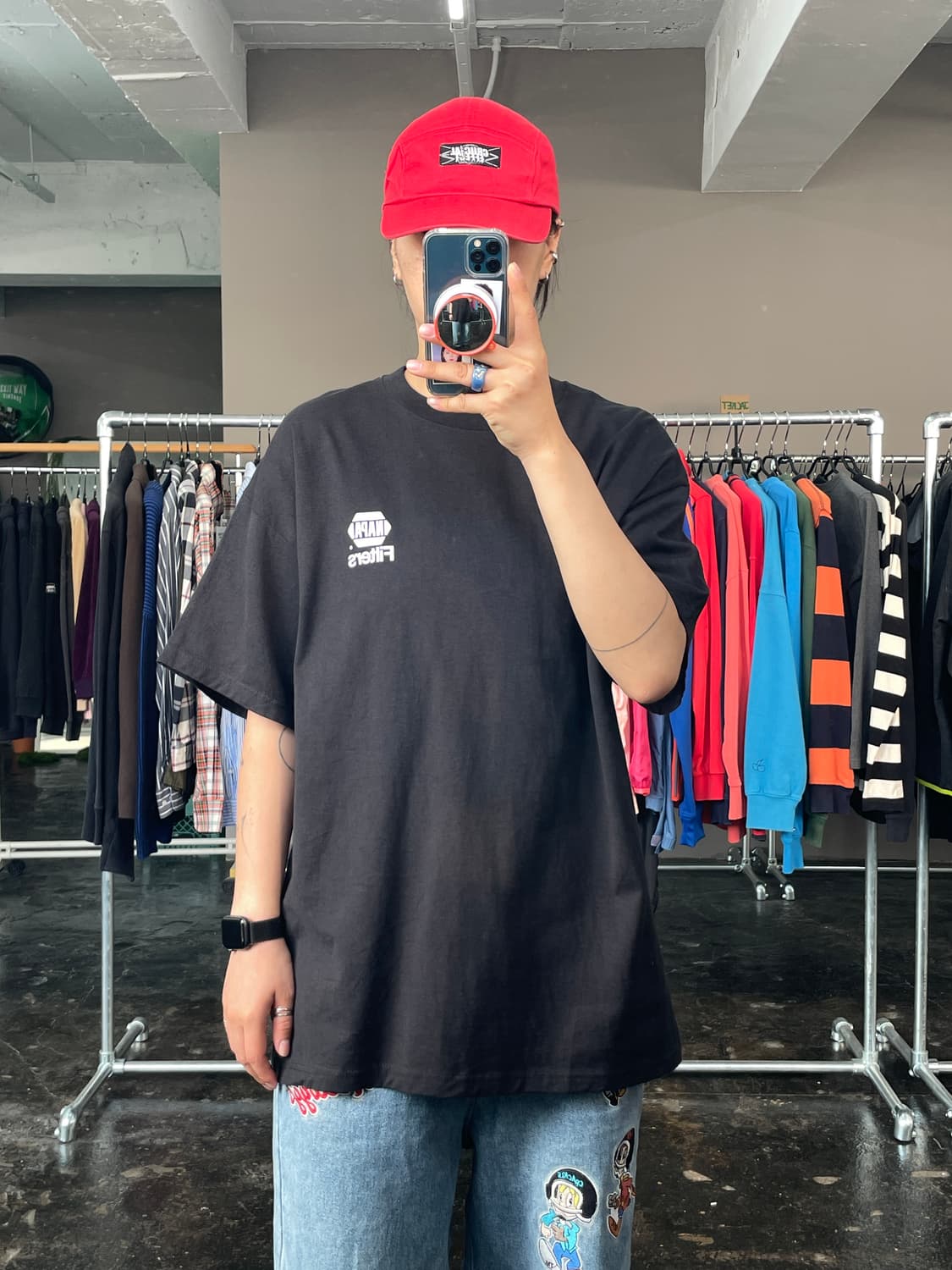 빈티지 레이싱 반팔 티셔츠 상품이미지1