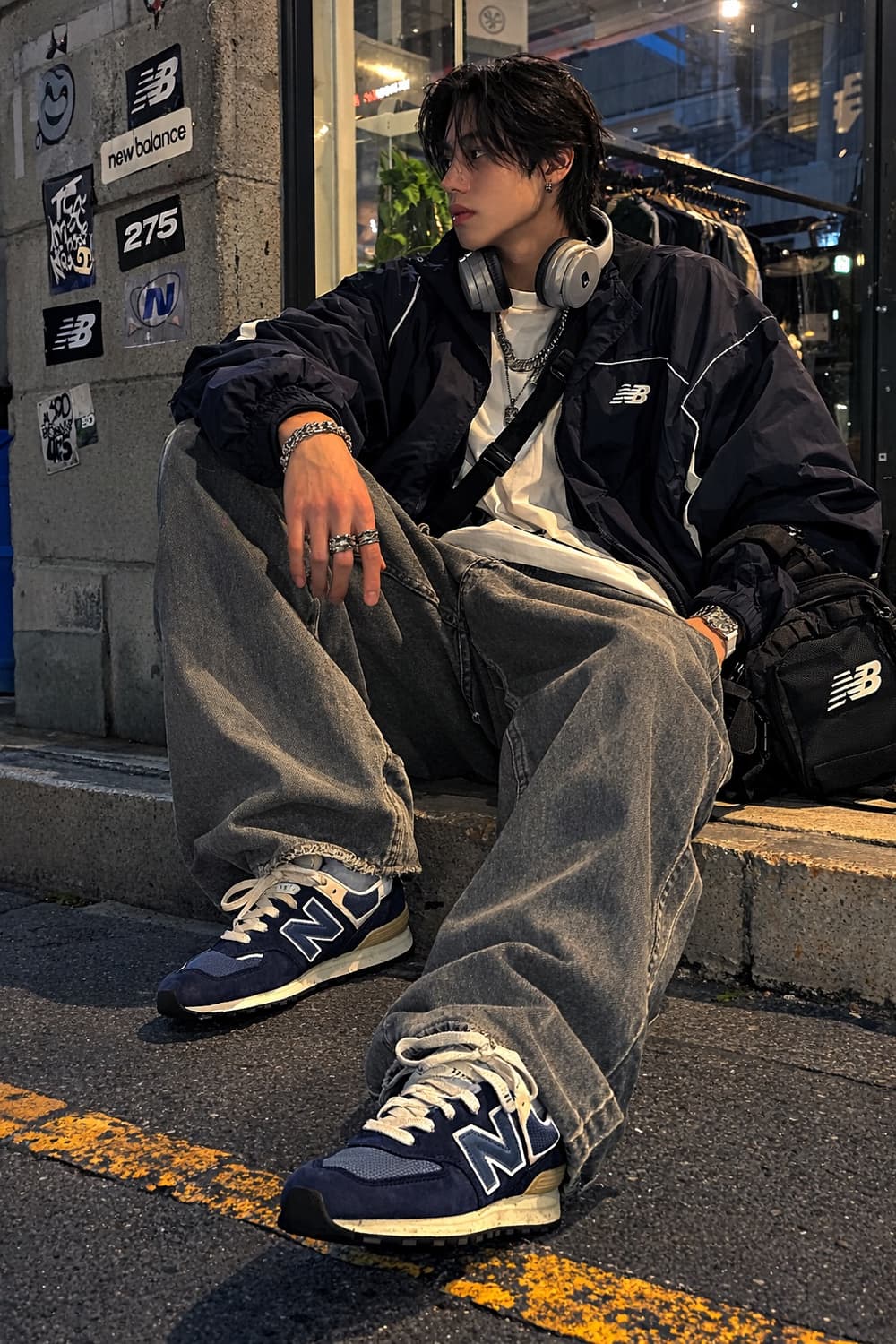 👟 New Balance 뉴발란스 574 클래식 스니커즈 (네이비) 상품이미지1