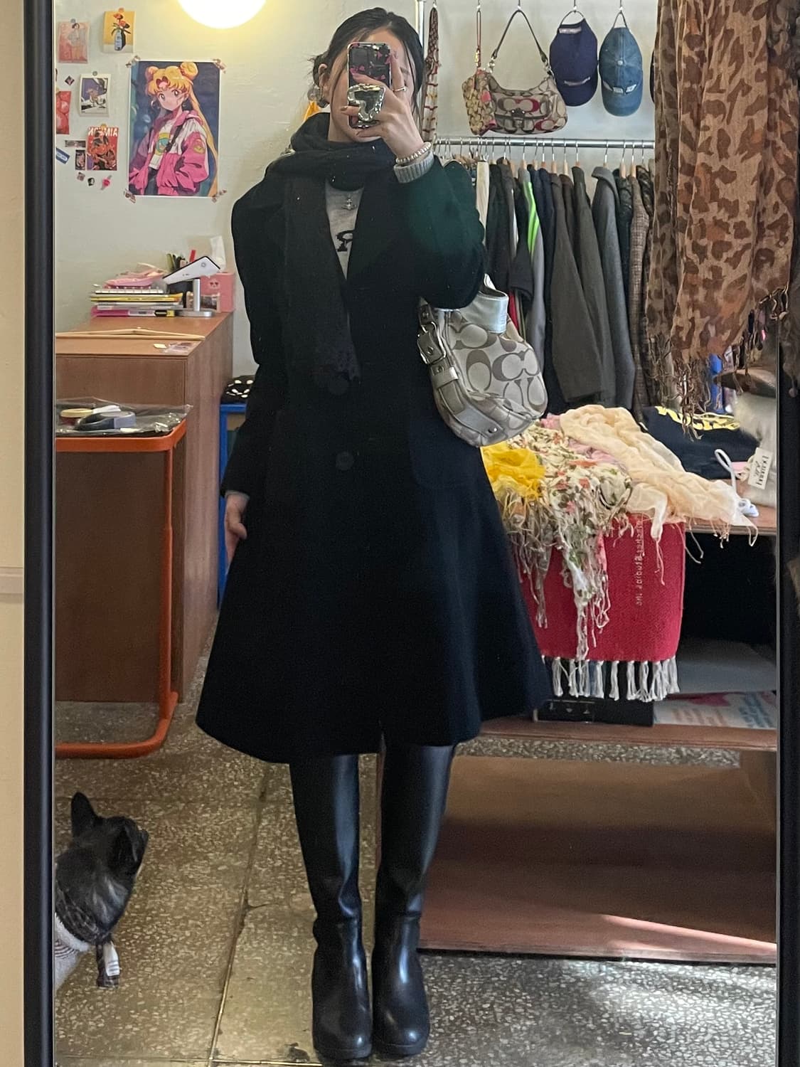 클래식 A라인 울 롱코트 [무배] 상품이미지2