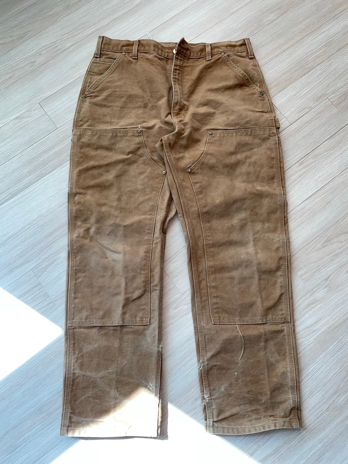 Carhartt B01 brn 칼하트 더블니 브라운 상품이미지2