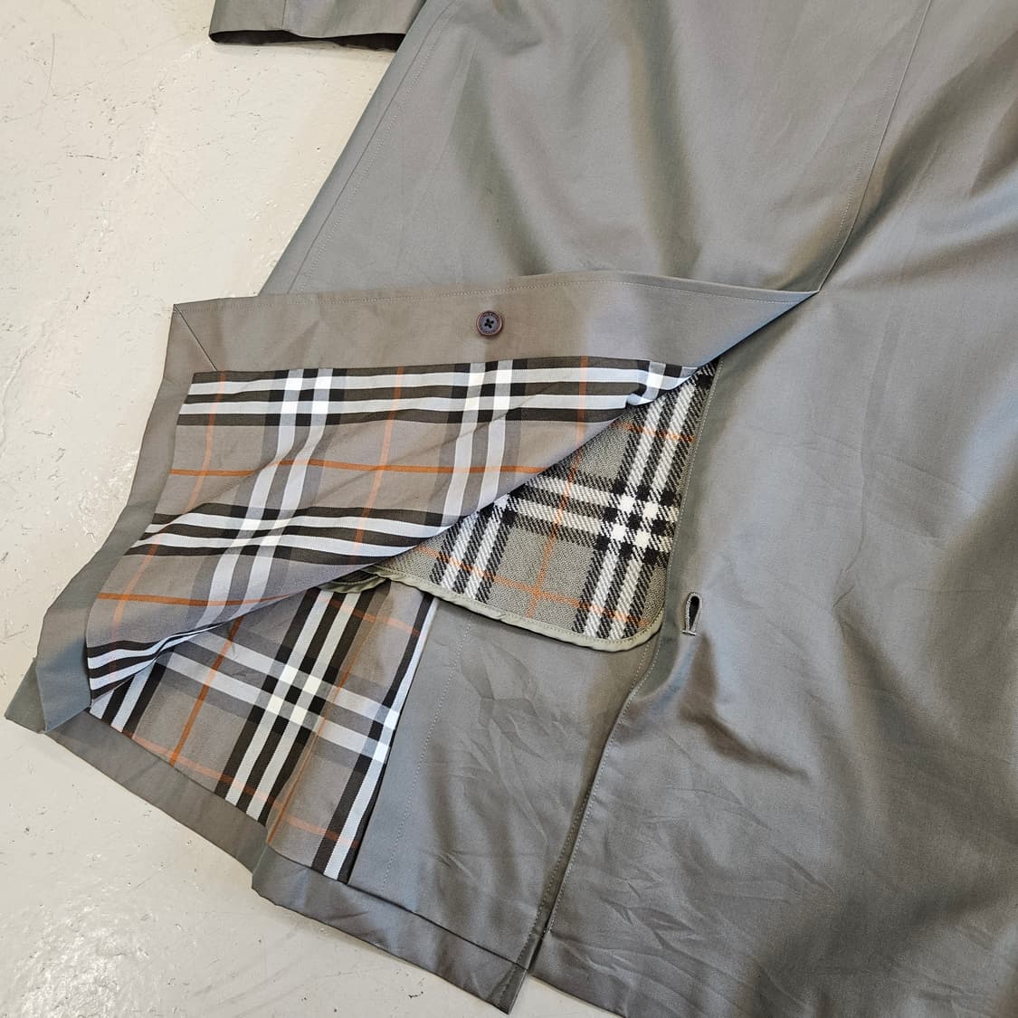 90's BURBERRY 빈티지 버버리 트렌치코트 싱글코트 L~XL 상품이미지6