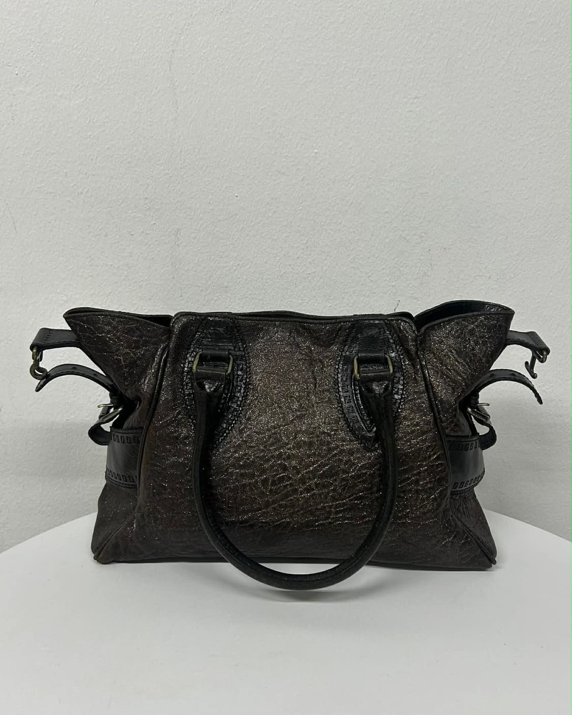 펜디 빈티지 FF주카 레더 토트백 숄더백 상품이미지4