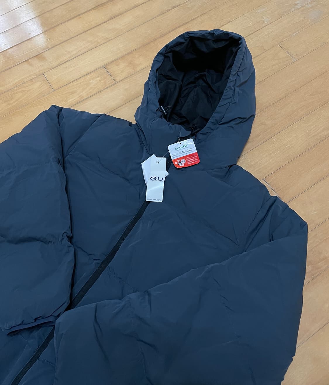 GU 더스티 네이비 패딩 상품이미지1