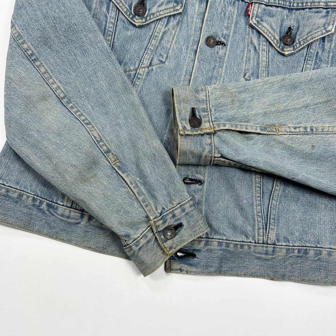 리바이스 오리지널 90s 재팬 트러커 데님자켓 (실측 M) 상품이미지4