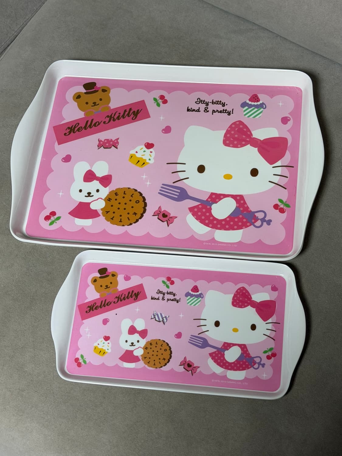 고전 헬로키티 2P 트레이 세트 상품이미지1