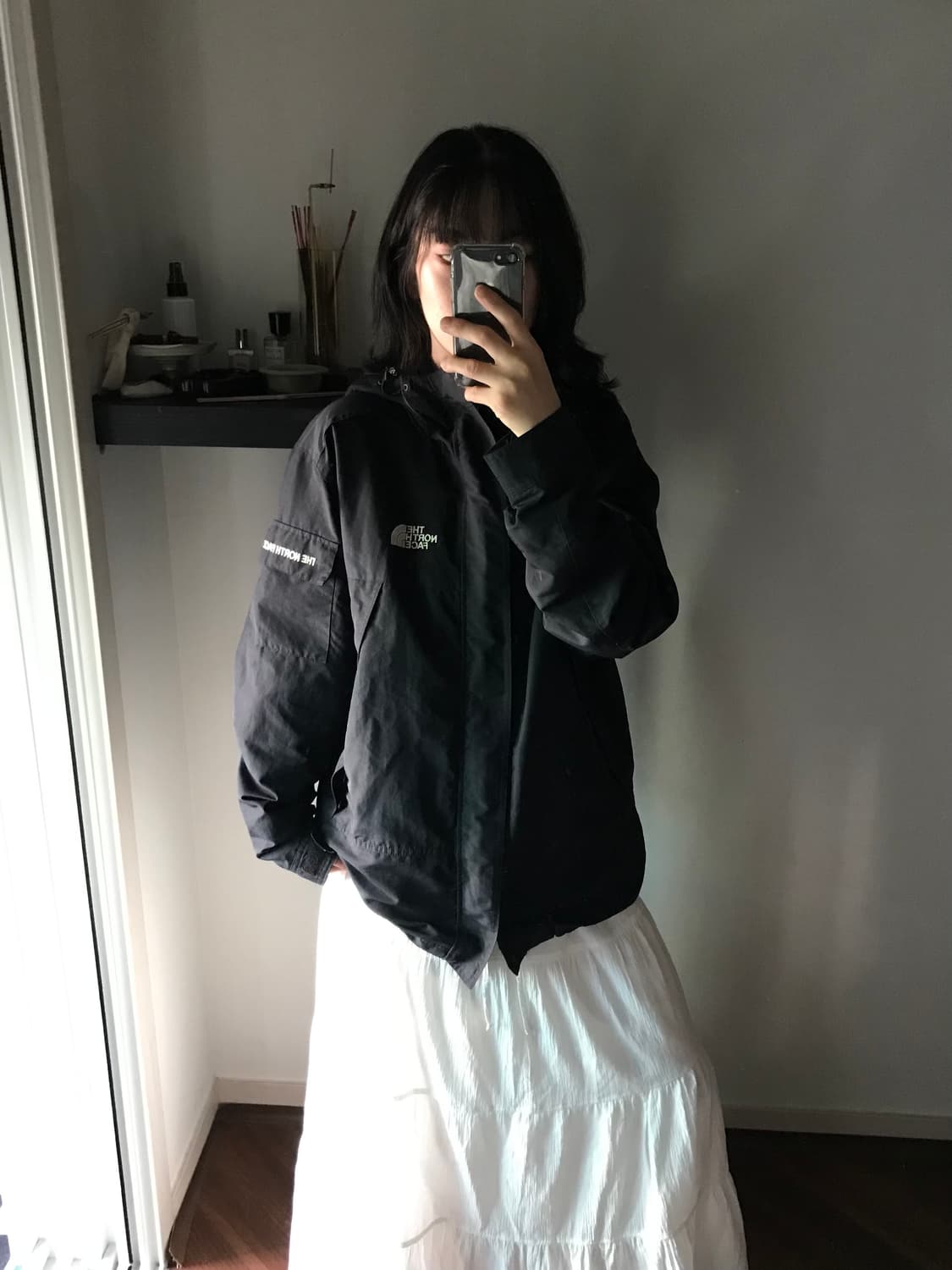 노스페이스 윈드 로고 바람막이 자켓 상품이미지4