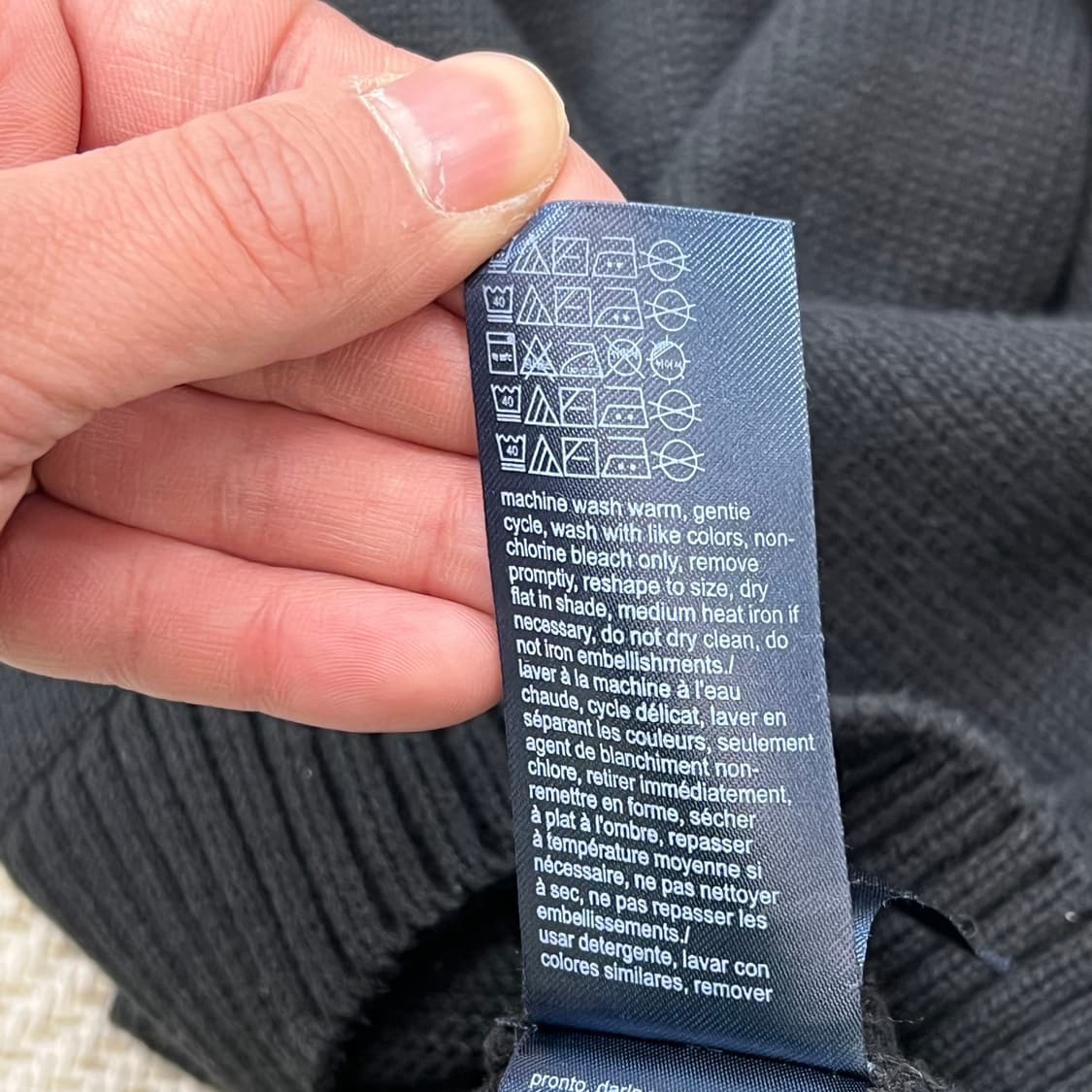 타미 진스 스몰로고 니트 r3061 상품이미지8