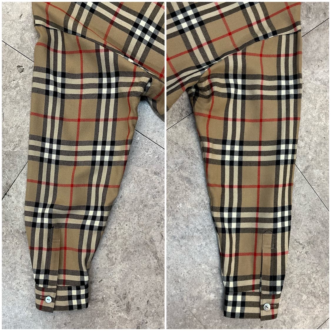 버버리 울 체크 셔츠 #csz3235 상품이미지7