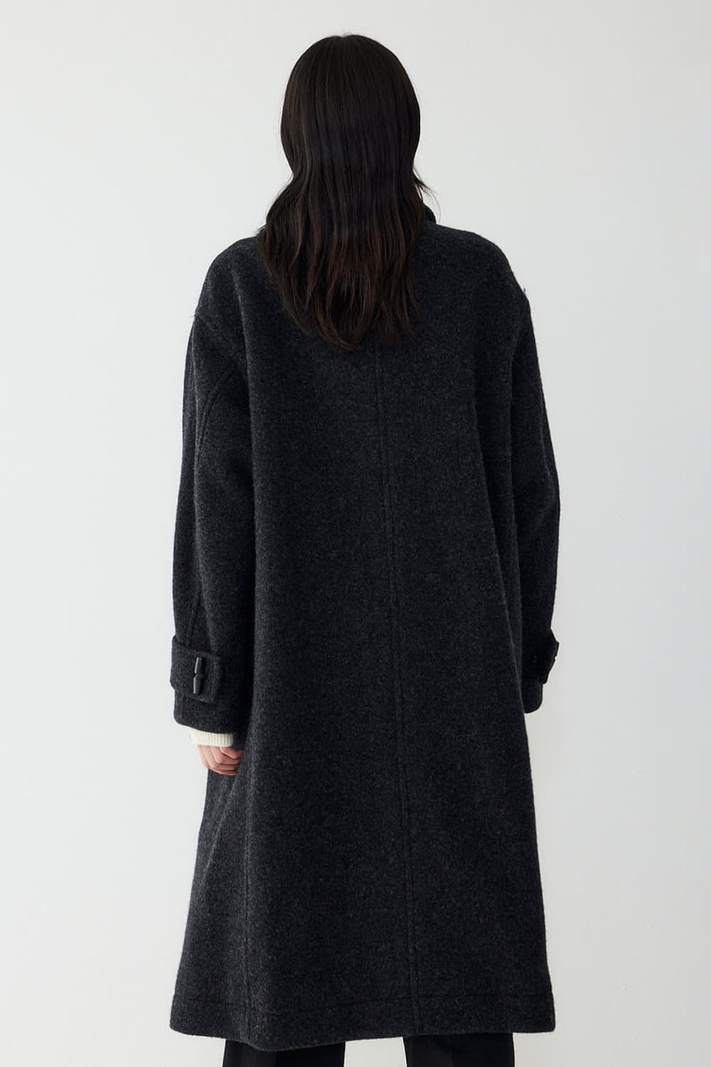 스튜디오톰보이 사이드 토글 코트 25FW 차콜 상품이미지4