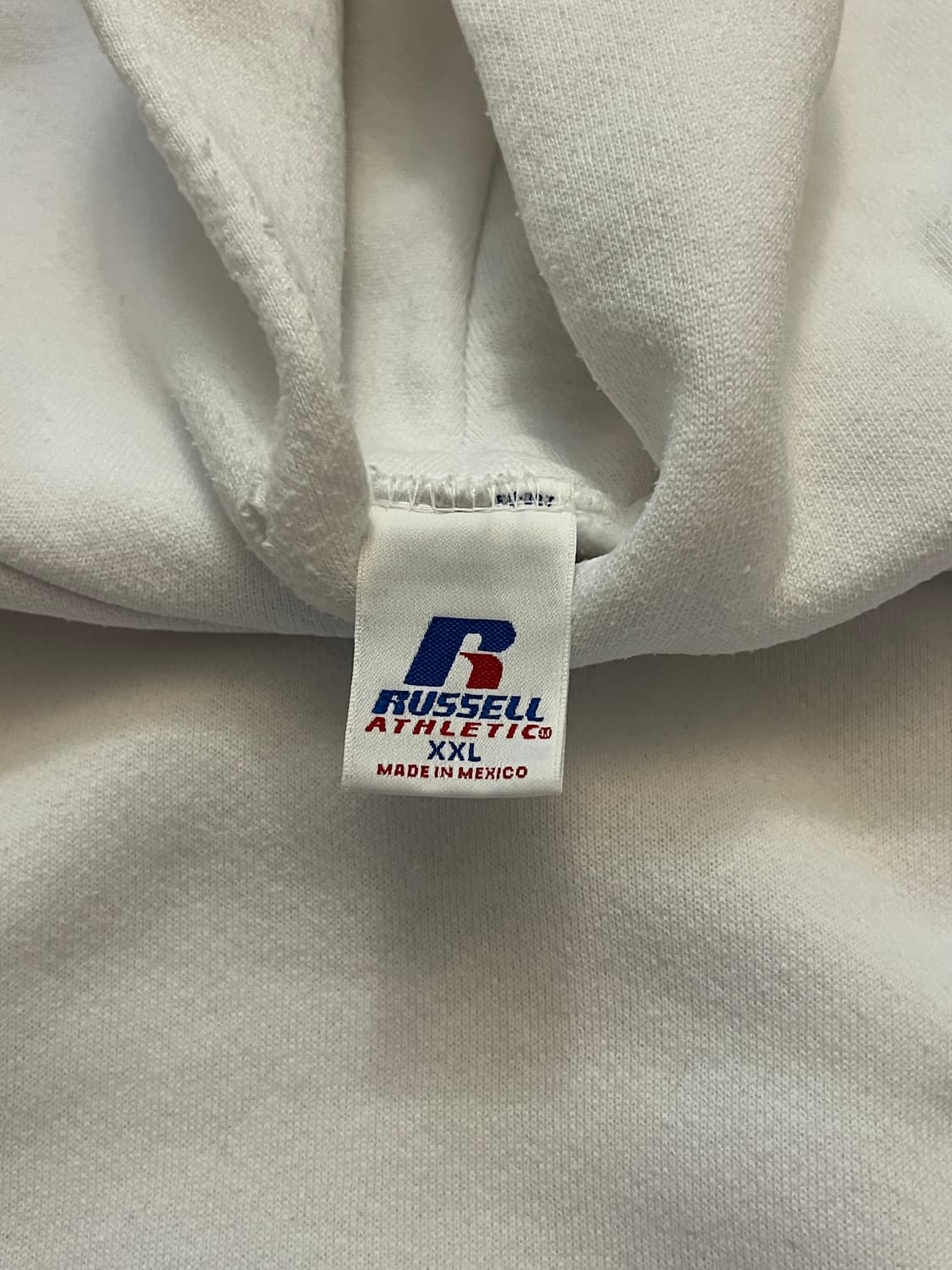 90s 러셀 빈티지 후드 화이트 XXL 상품이미지7
