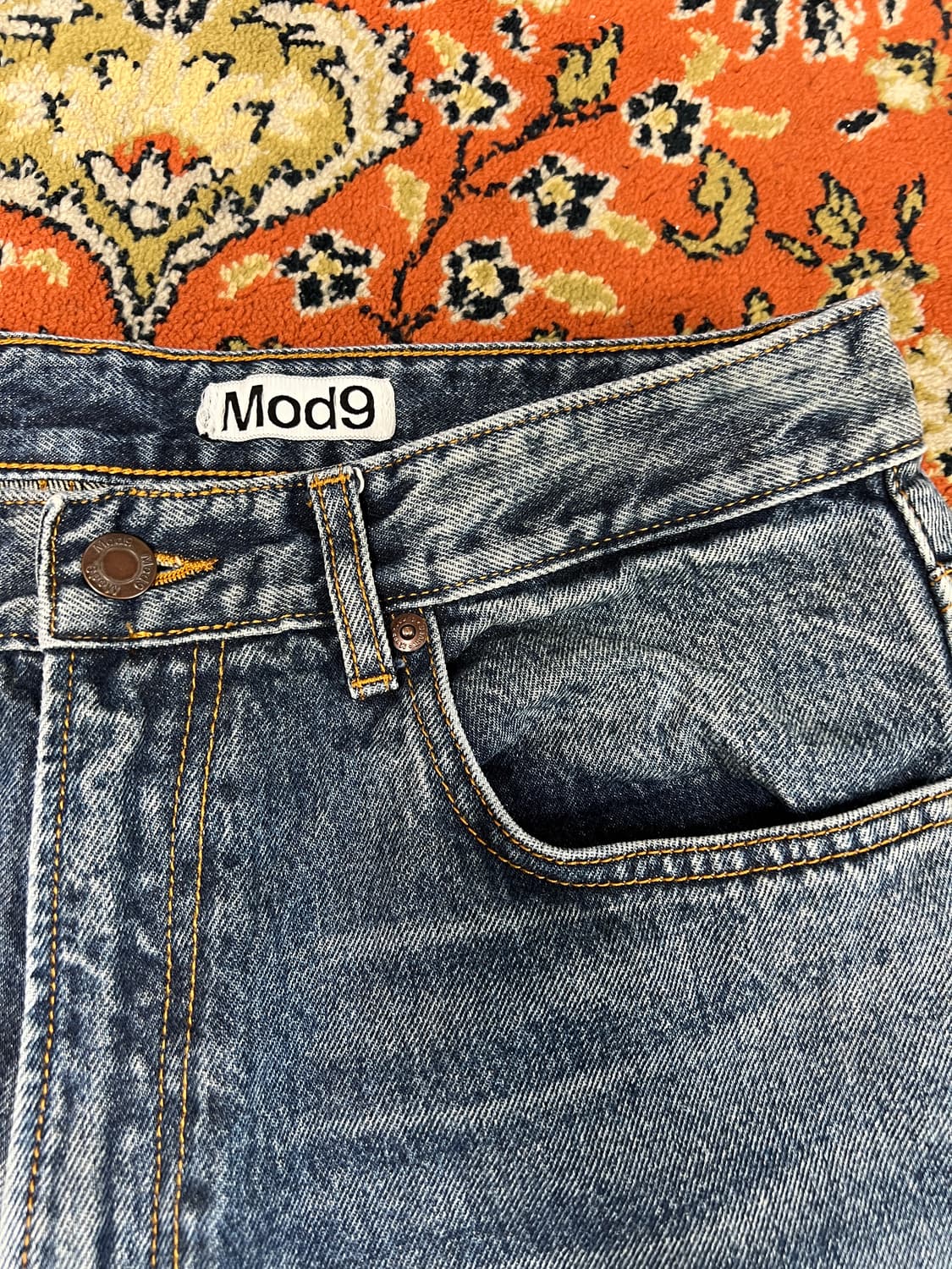 [33] 모드나인 MOD1W 와이드 데님 팬츠 상품이미지4