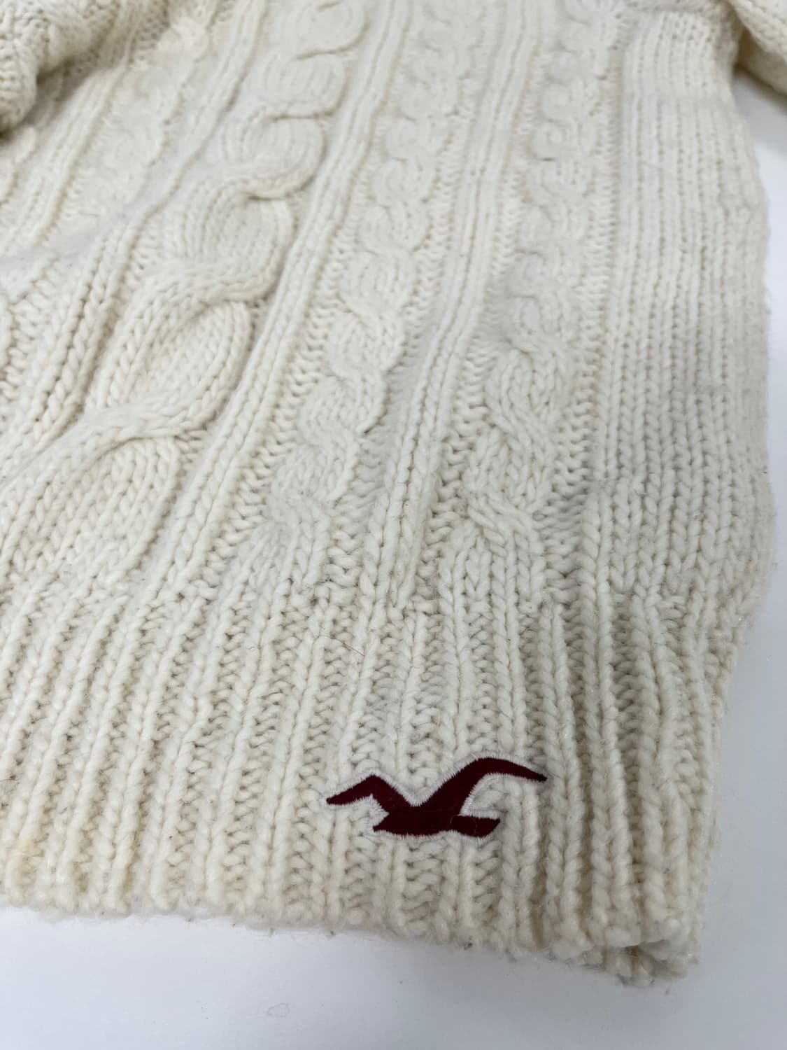 [S] 홀리스터 아이보리 니트 상품이미지3