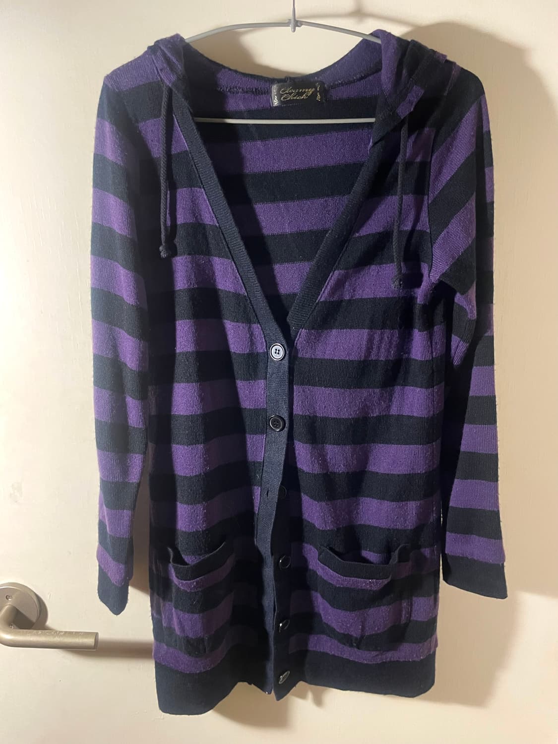 공겜 여주룩 스트라이프 롱 가디건 상품이미지2