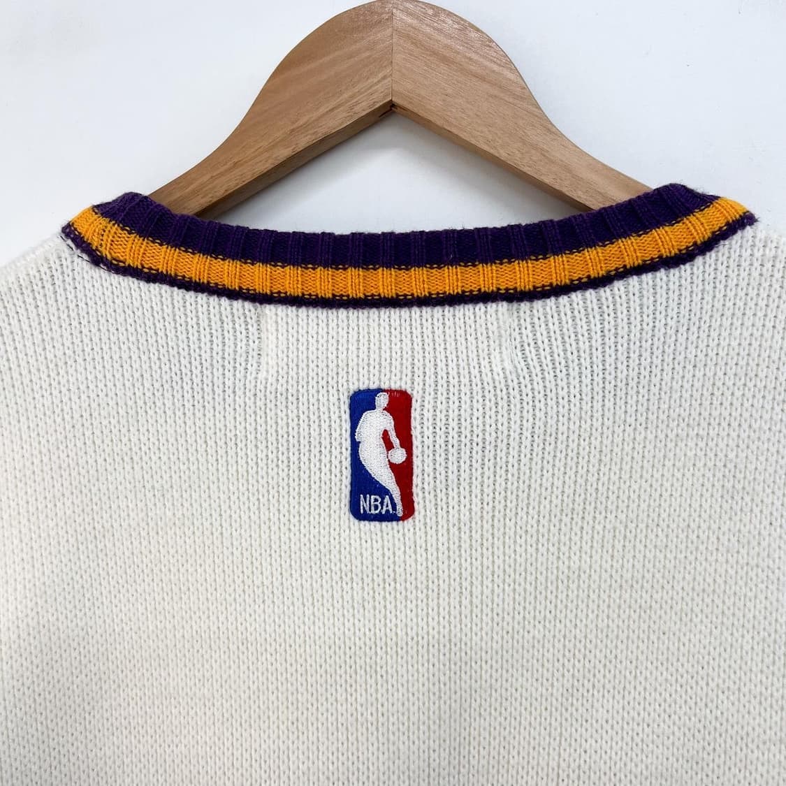 NBA LA 레이커스 엠브로이드 오버사이즈 니트 상품이미지9