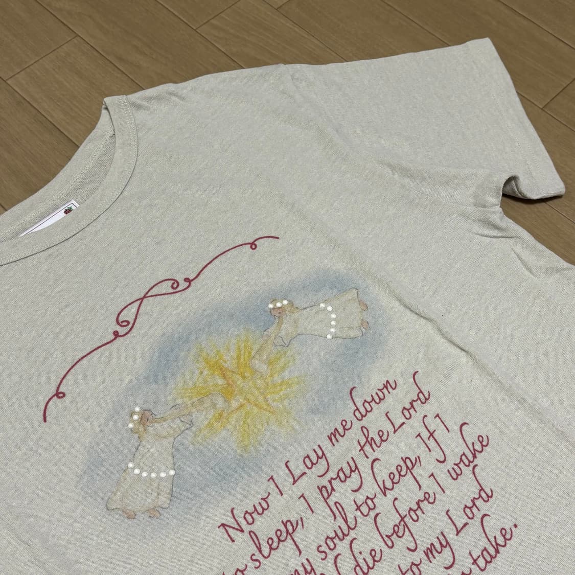 스컬프터 잠자리 기도 린넨 느낌 티셔츠 (새상품) 상품이미지4