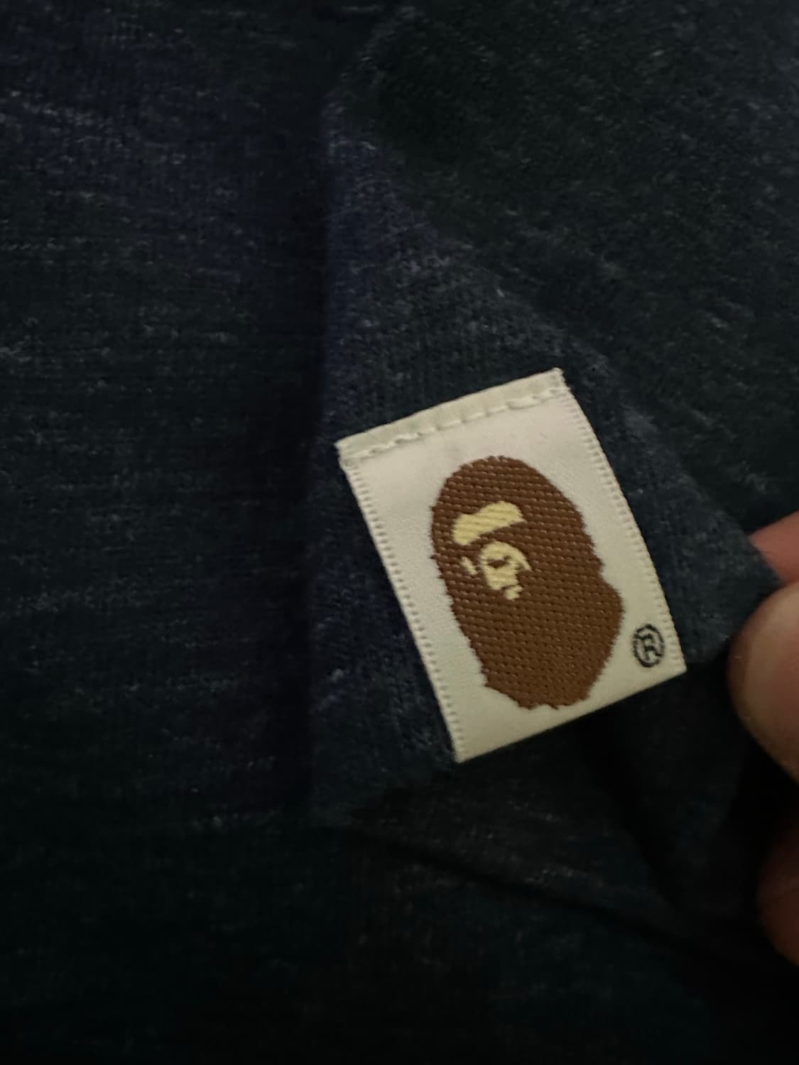 베이프 뉴 멀티 카모 컬리지 티셔츠 네이비 상품이미지3