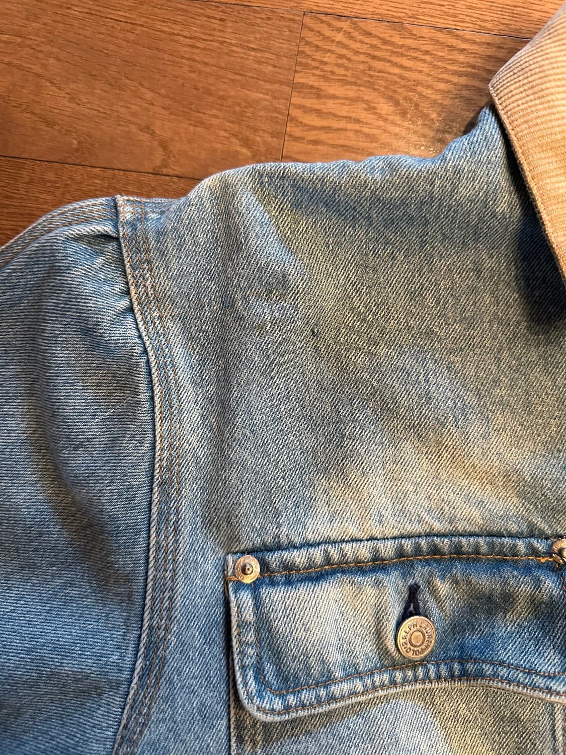 [XL(표기M)] 90s 폴로 랄프로렌 인디언헤드 빈티지 데님자켓 상품이미지8