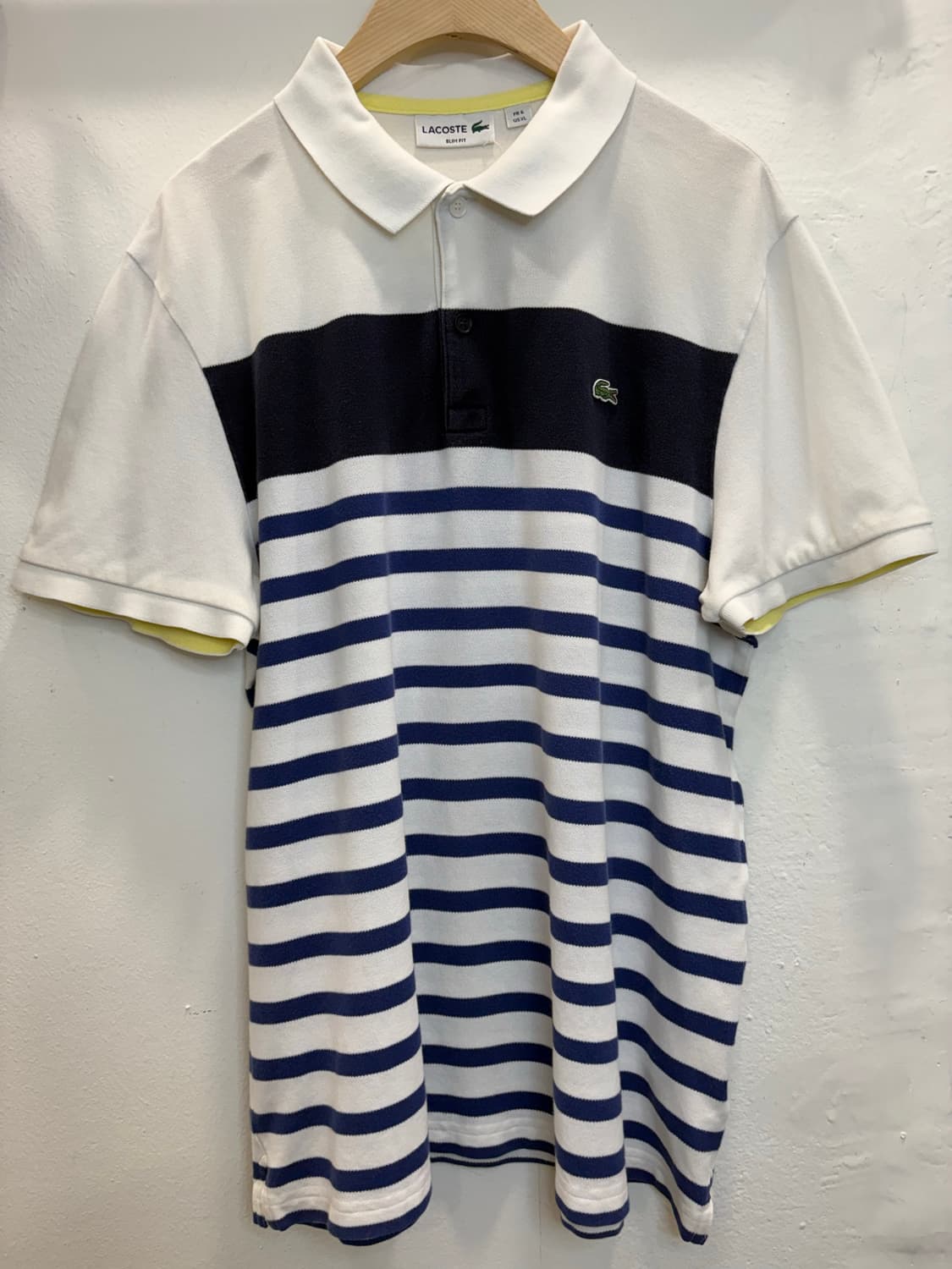 라코스테(Lacoste) 멀티 스트라이프 슬림핏 카라티 상품이미지2