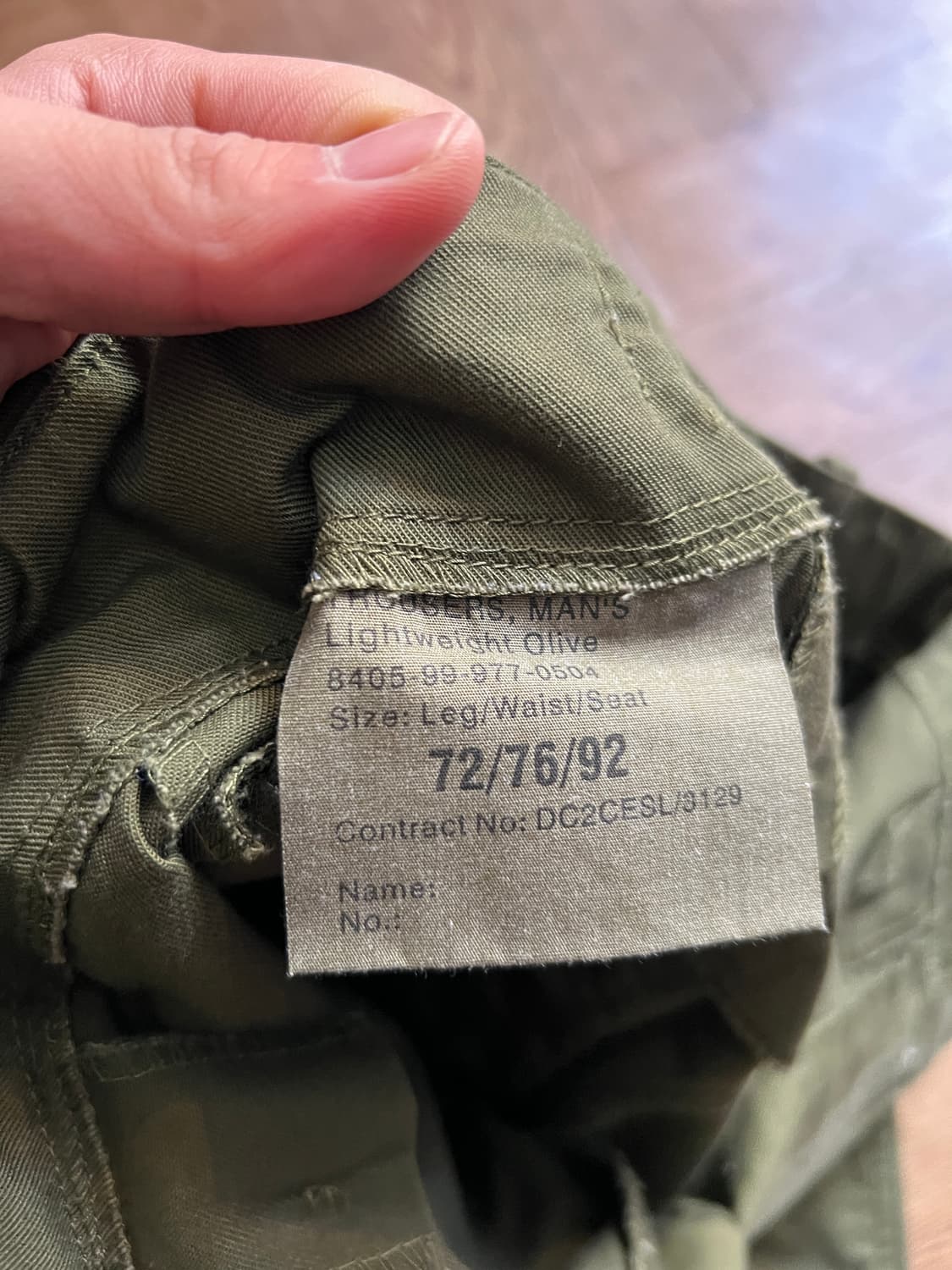 [28]오리지널 영국군 퍼티그 팬츠 상품이미지7