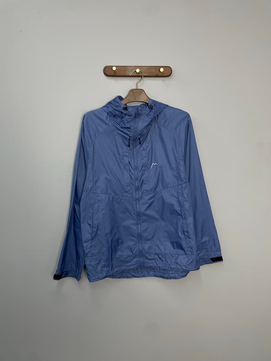 케일 립스탑 나일론 블루 바람막이 자켓 H2184 상품이미지2