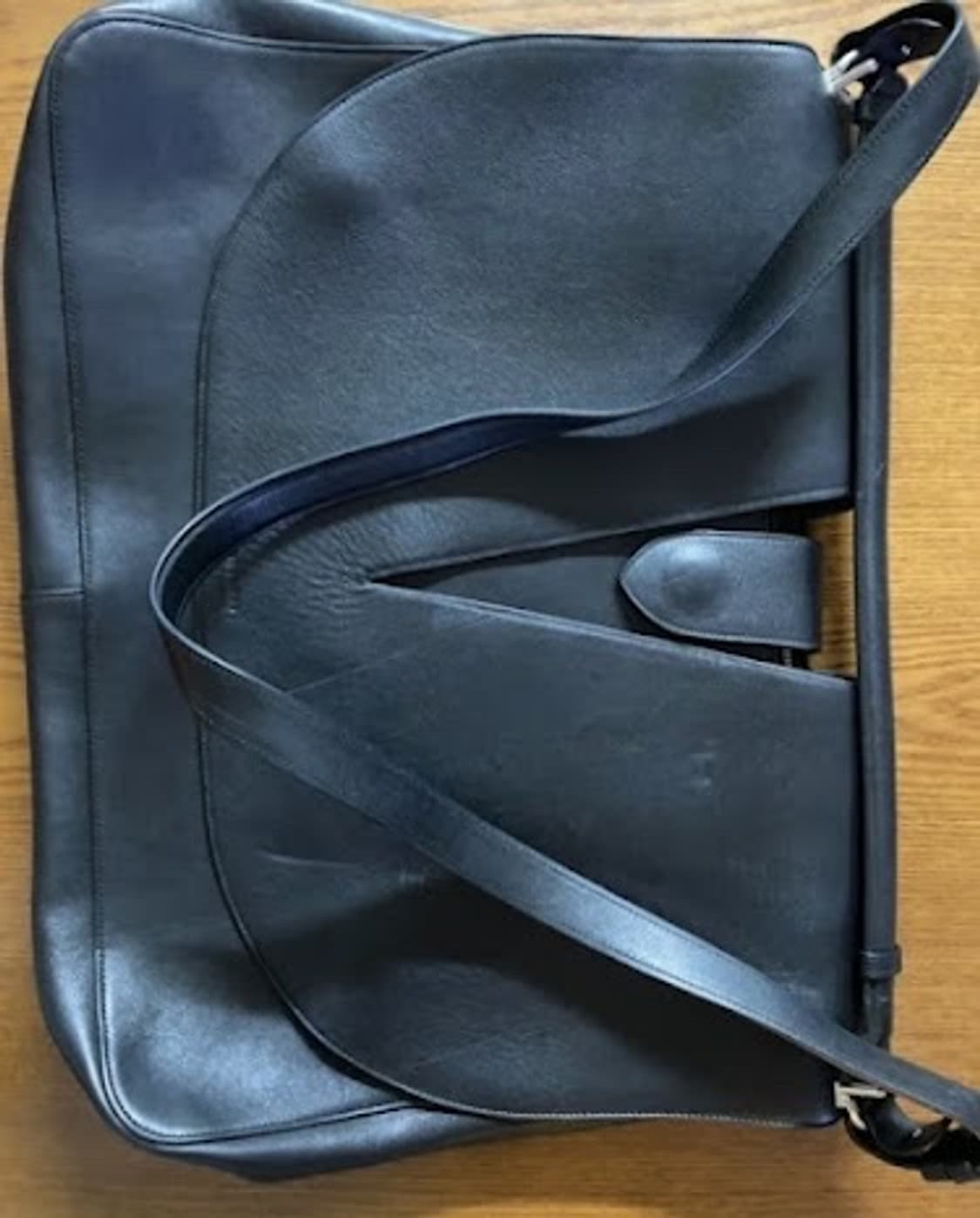 [Jil Sander] 질샌더 미니멀 블랙 레더 백 (상태최상) 상품이미지3