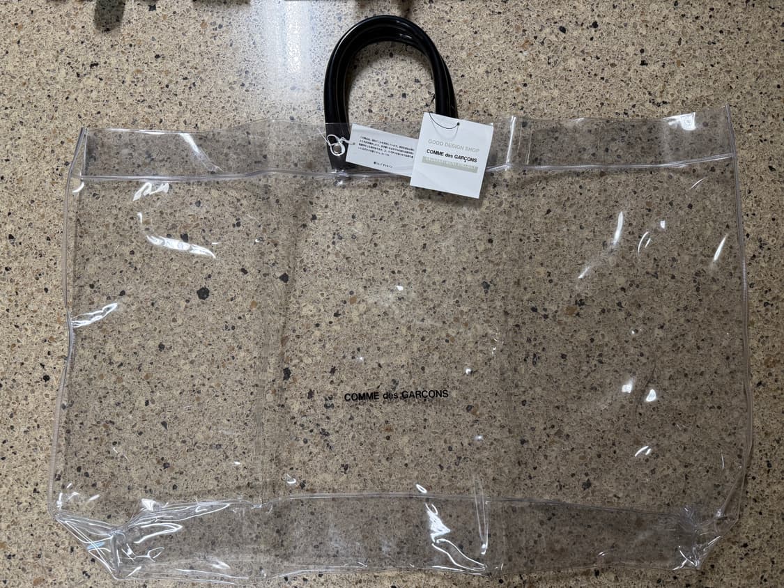 꼼데가르송 PVC 토트백 새상품 상품이미지1