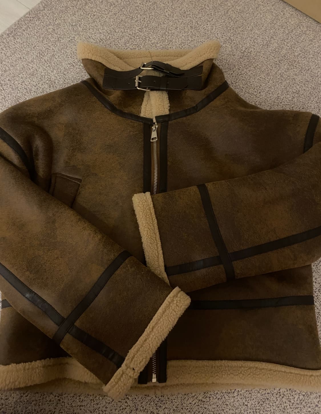 브라운 무스탕 상품이미지2