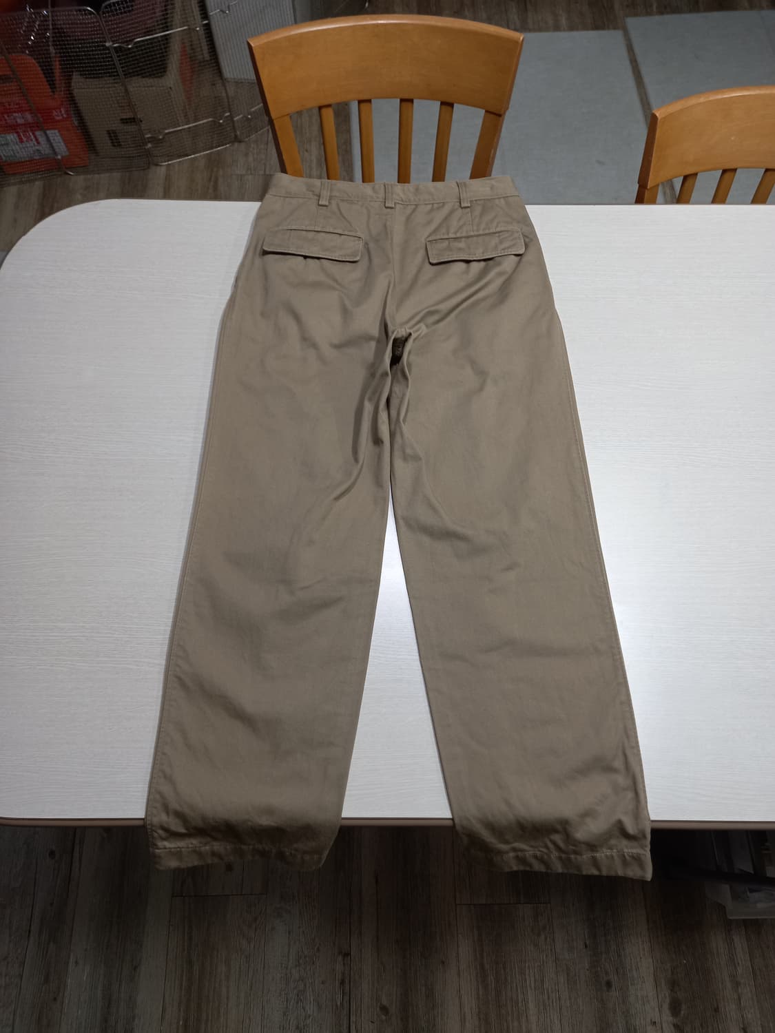 30 유니끌로 U 원턱 세미와이드 치노 베이지 30-172 상품이미지2