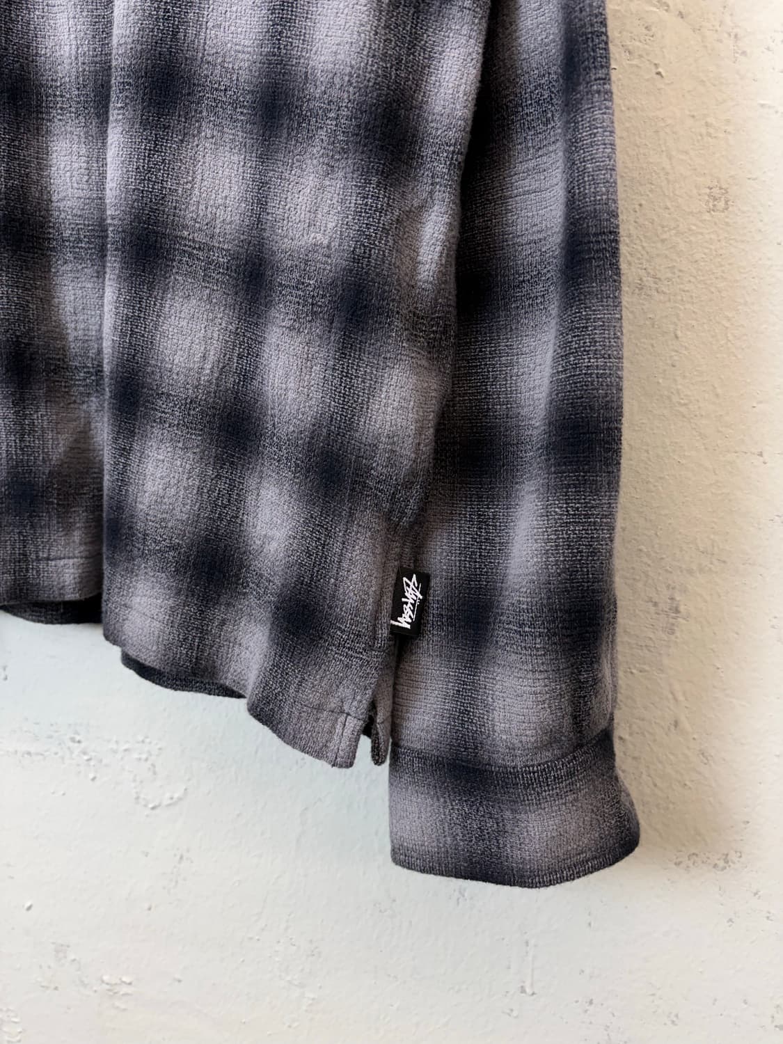 스투시 트위스티드 얀 플레이드 집업 셔츠 자켓 상품이미지3