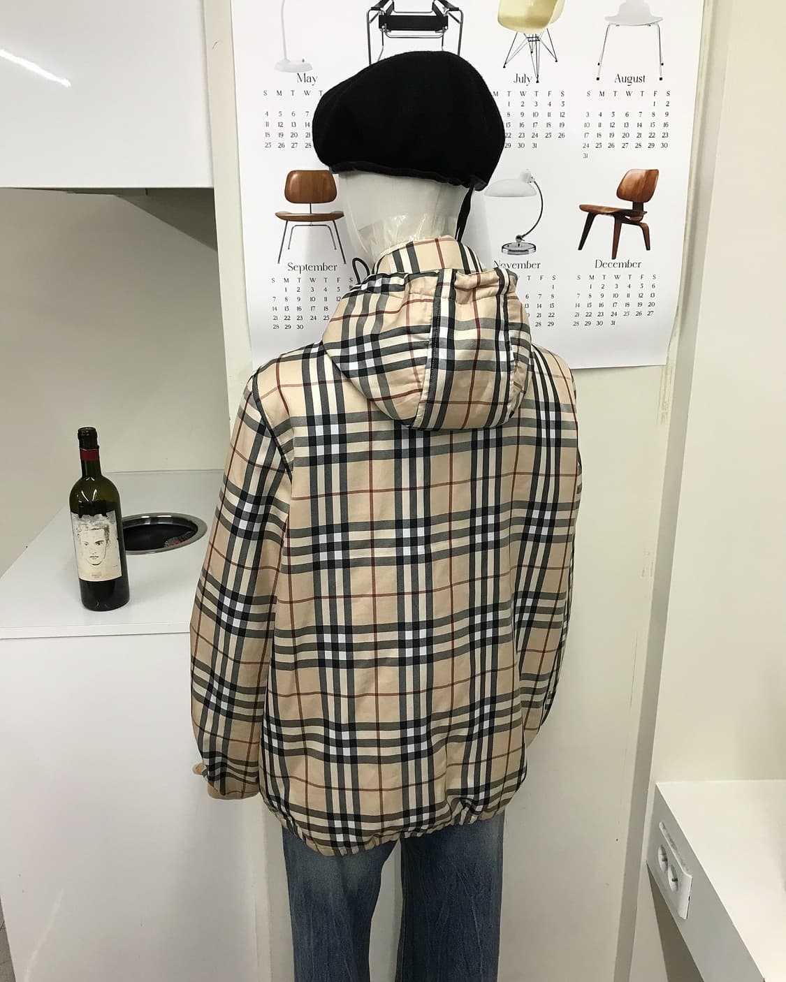 버버리 노바체크 후드 누빔 패딩 자켓 상품이미지9