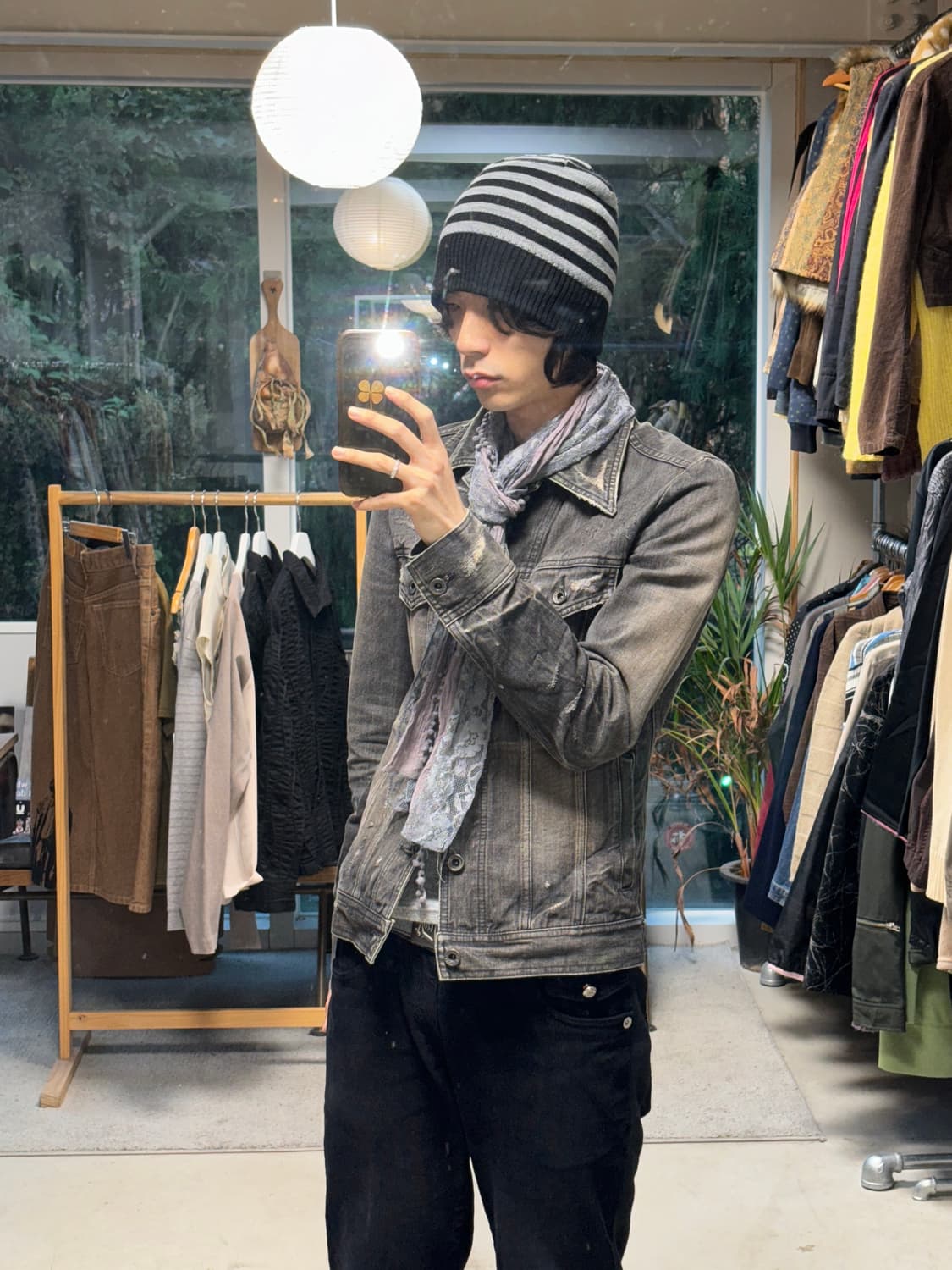 디젤 스트라이프 비니 상품이미지3