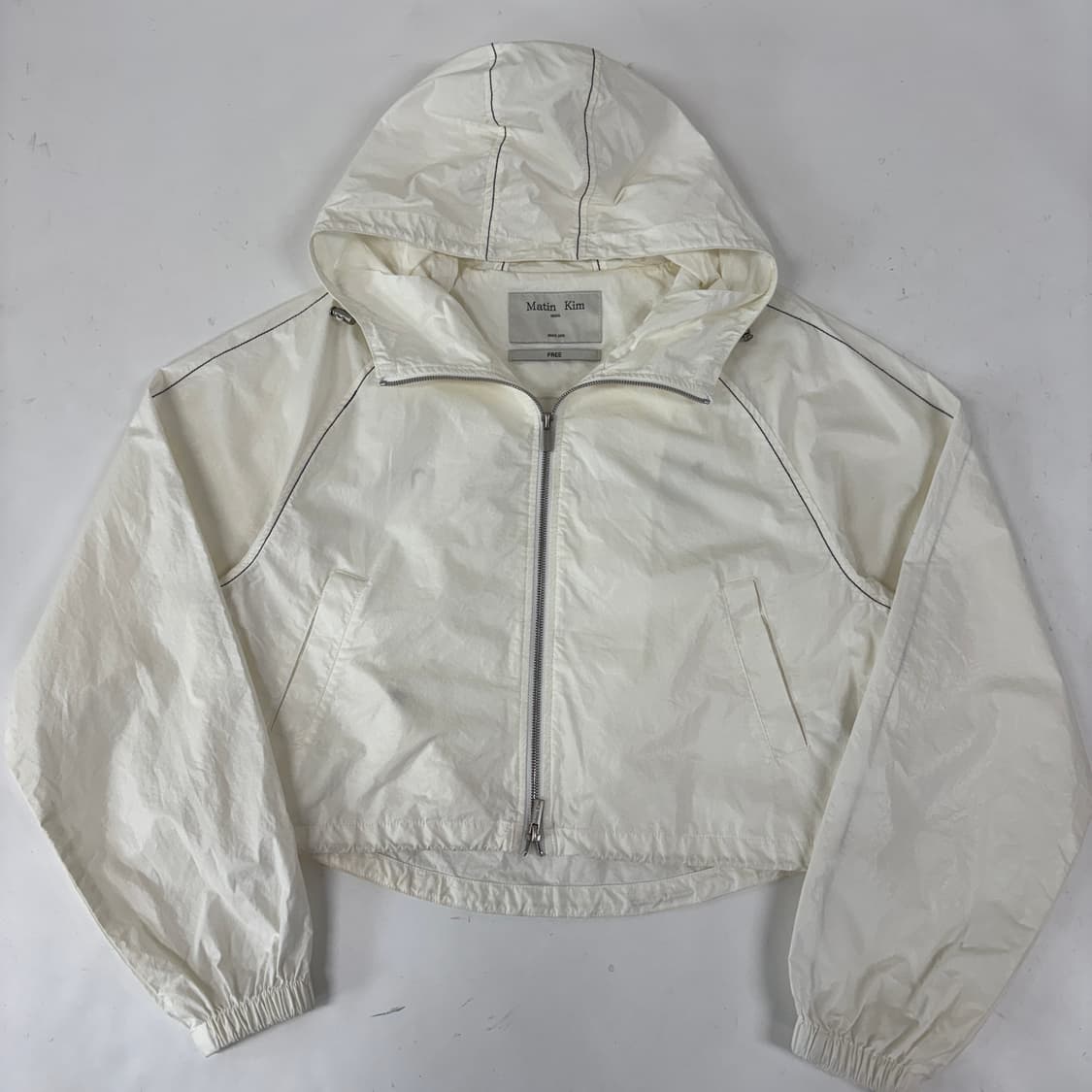 마뗑킴 코팅 후드 자켓 상품이미지3