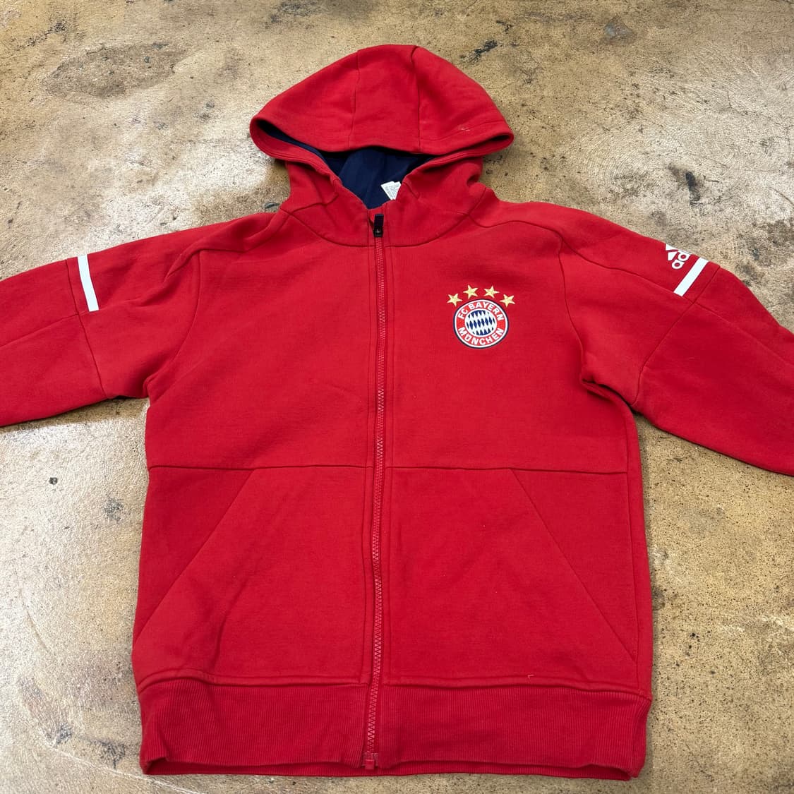 [정품/95] 아디다스 바이에른 뮌헨 17-18 유니폼 후드집업 b14 상품이미지3