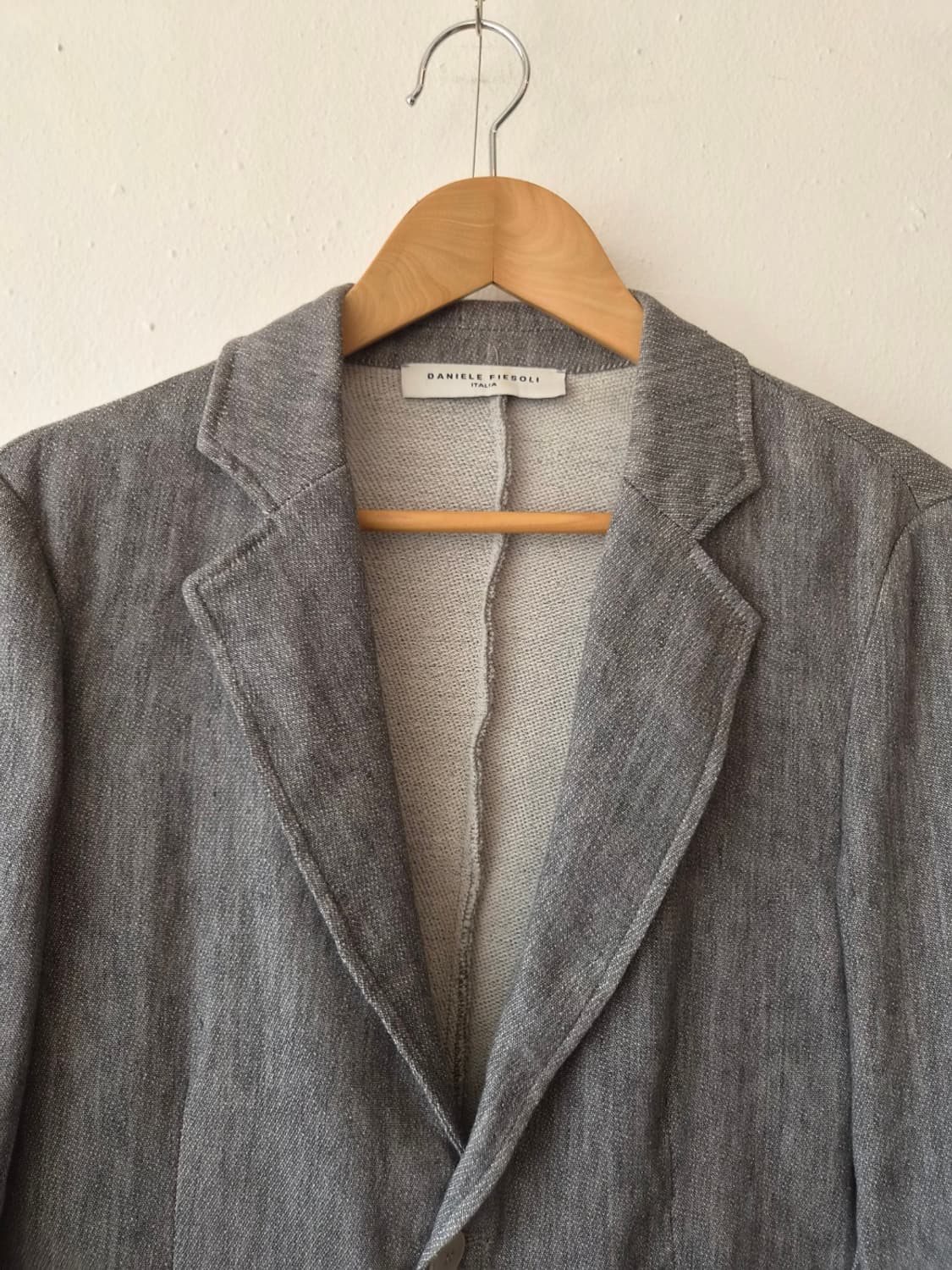 다니엘레 피에솔리 시리즈 남녀공용 그레이린넨자켓 95사이즈 상품이미지1