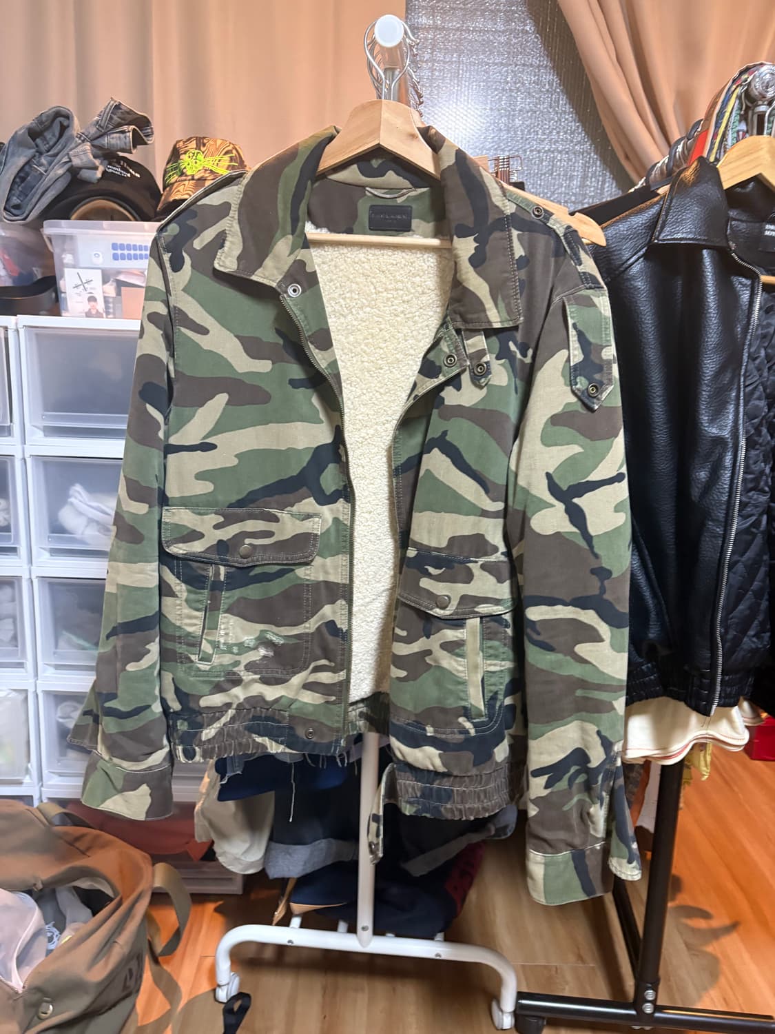 Saint Laurent 생로랑 카모 에비에이터 자켓  상품이미지2