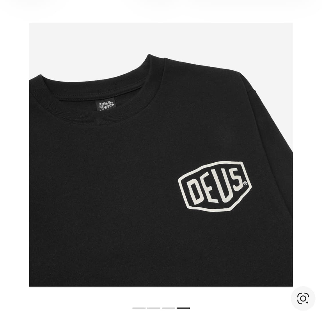 데우스 엑스 마키나 서울 컬리지 롱슬리브 티셔츠 블랙 새제품 상품이미지4