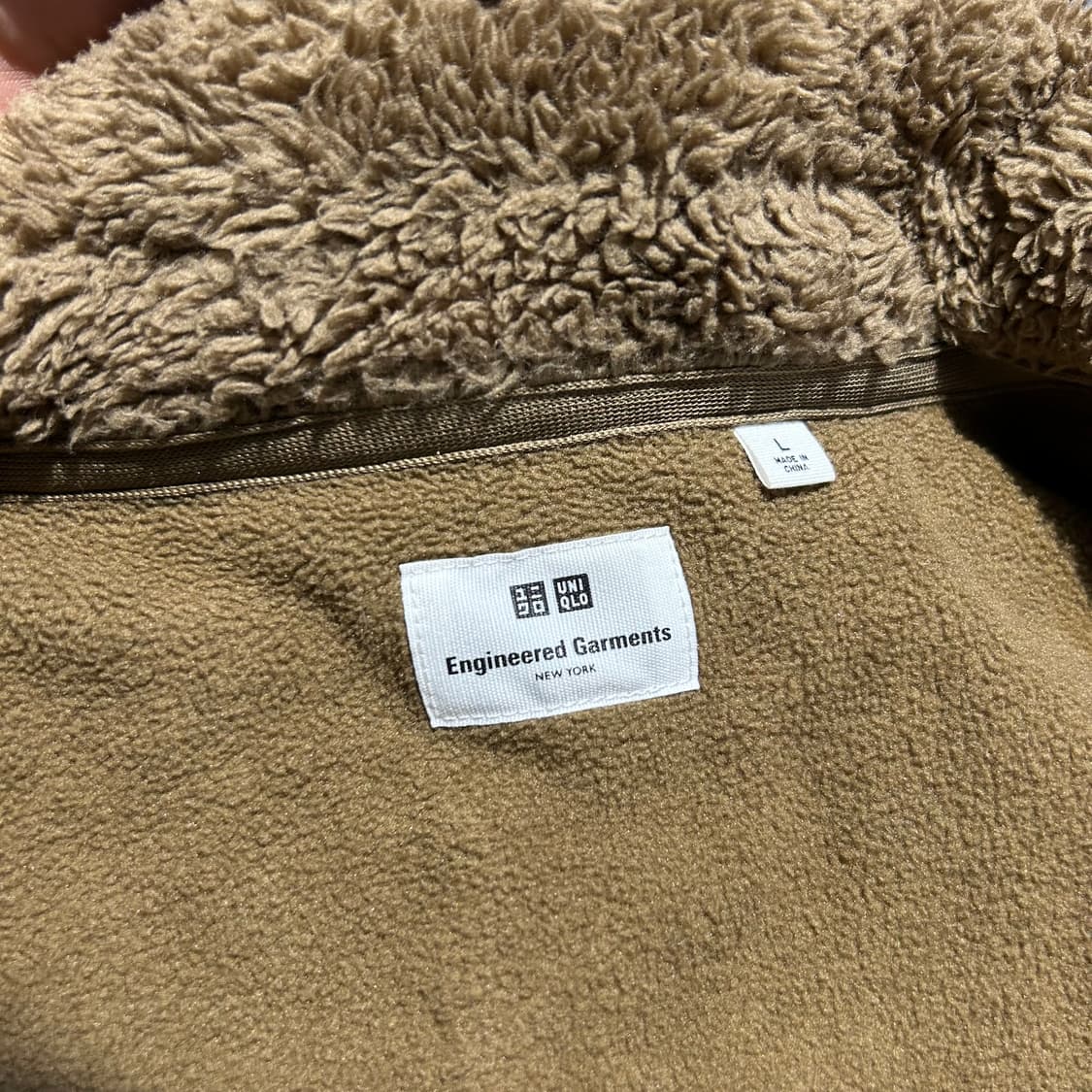 L) 엔지니어드 가먼츠 유니클로 플리스 후리스 집업  상품이미지6