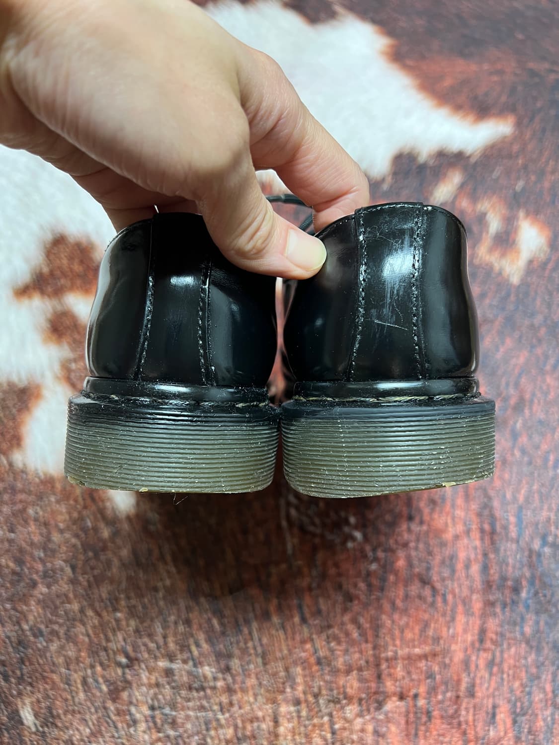 [260] 닥터마틴 1461 블랙 3홀 유광 로퍼 상품이미지4