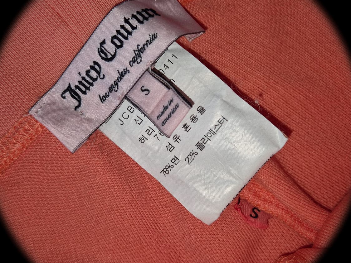 Juicy Couture y2k Orange velour training 상품이미지3