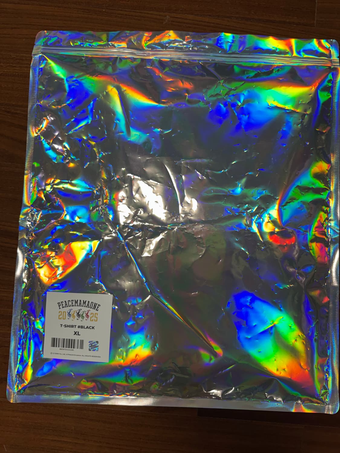 [피스마이너스원XMAMA] 데이지 티셔츠 블랙 새상품(XL) 상품이미지3