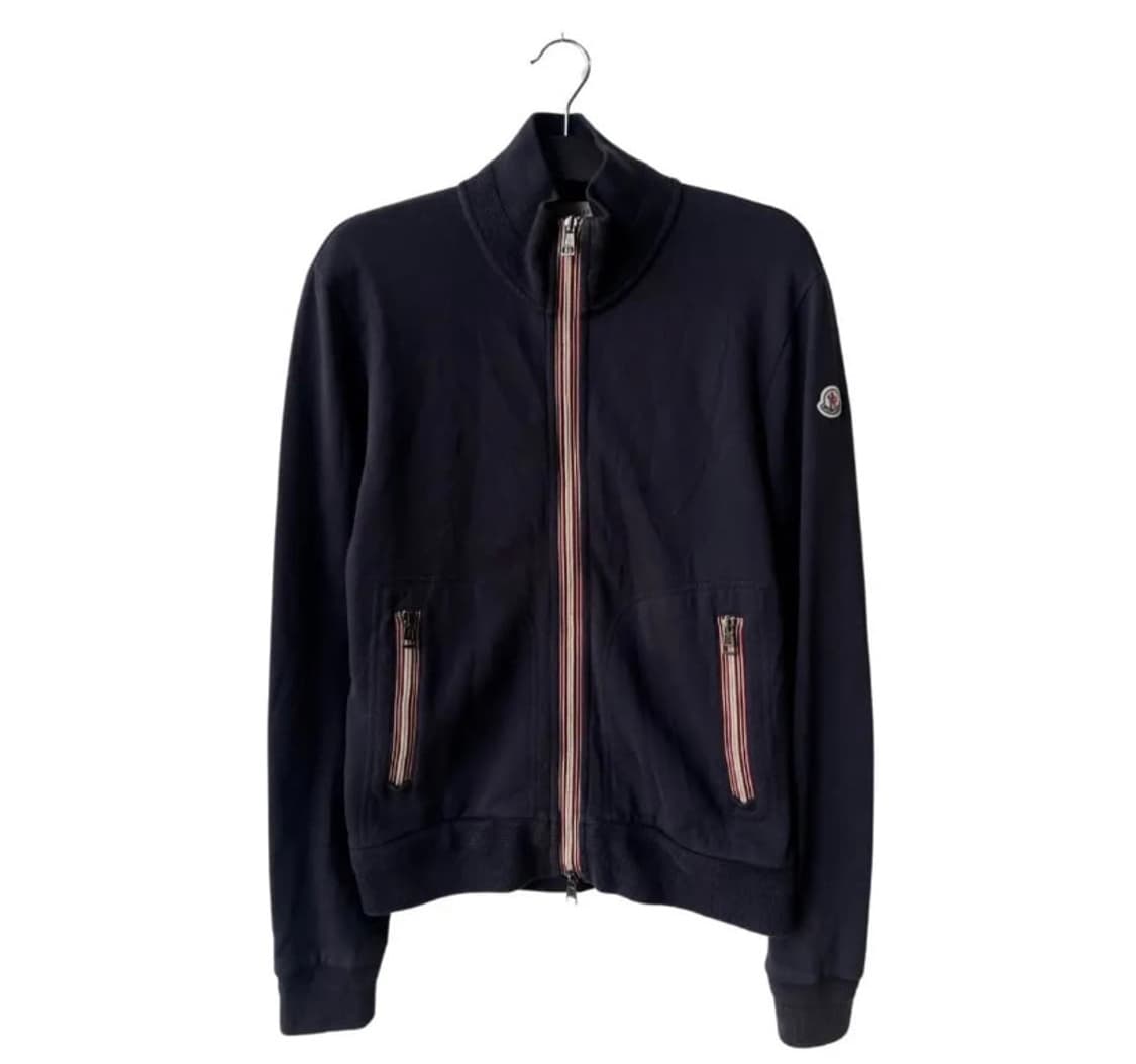 [정품] 몽클레어 스트라이프 네이비 집업 자켓 S  상품이미지2