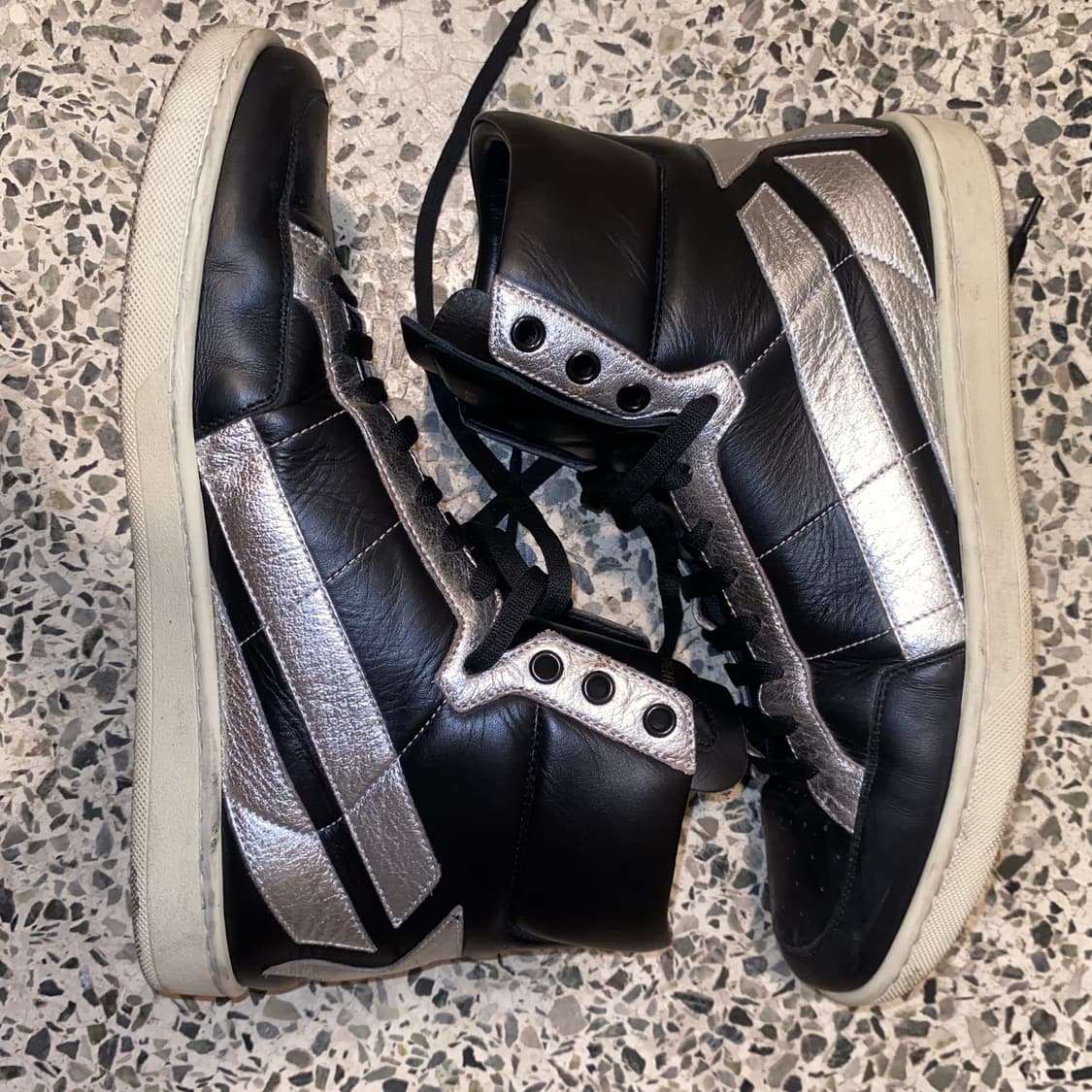 생로랑 스타 하이탑 스니커즈 상품이미지1