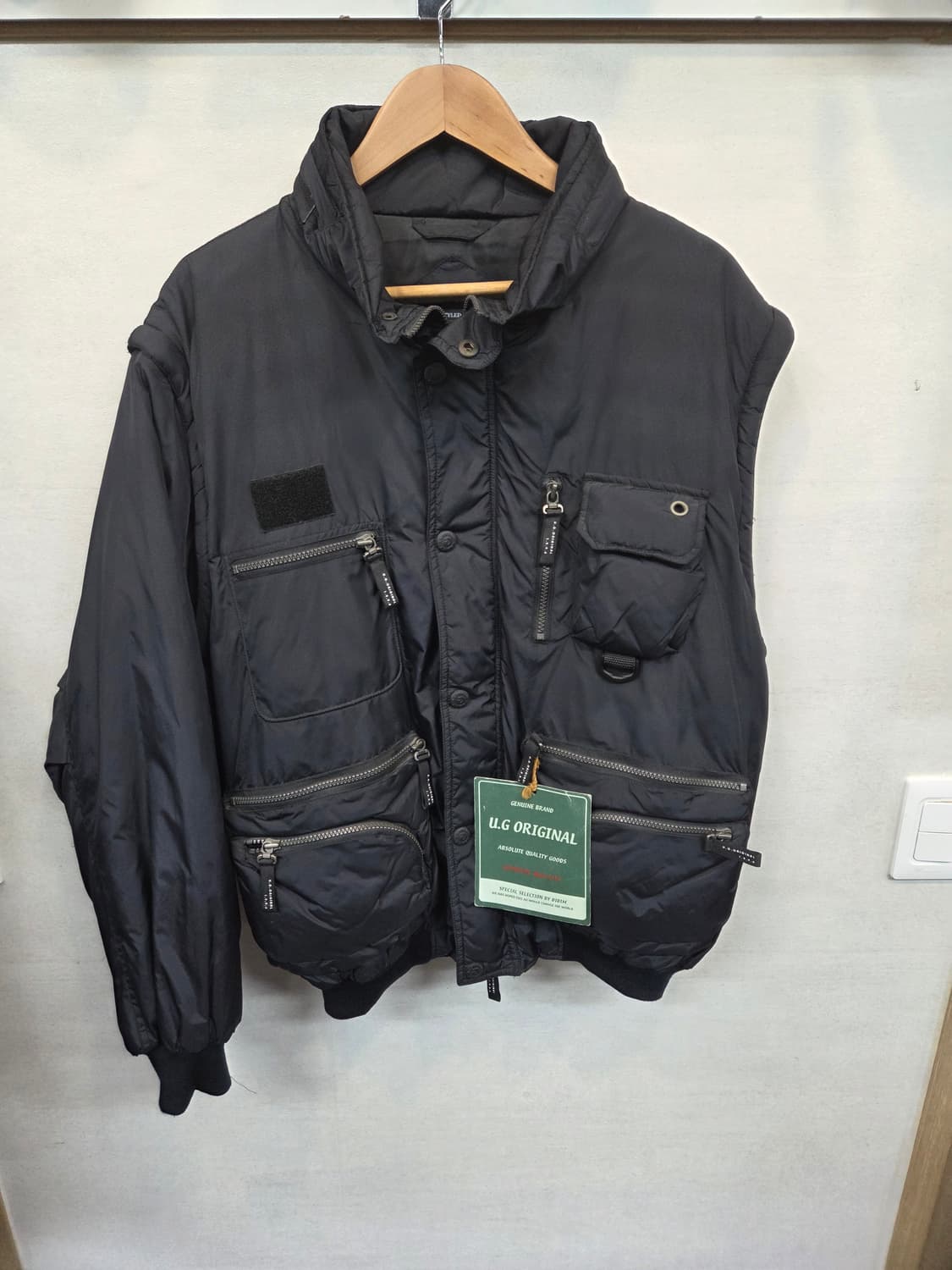 U.g 오리지날 멀티포켓 항공 패딩 자켓 xxl 상품이미지3