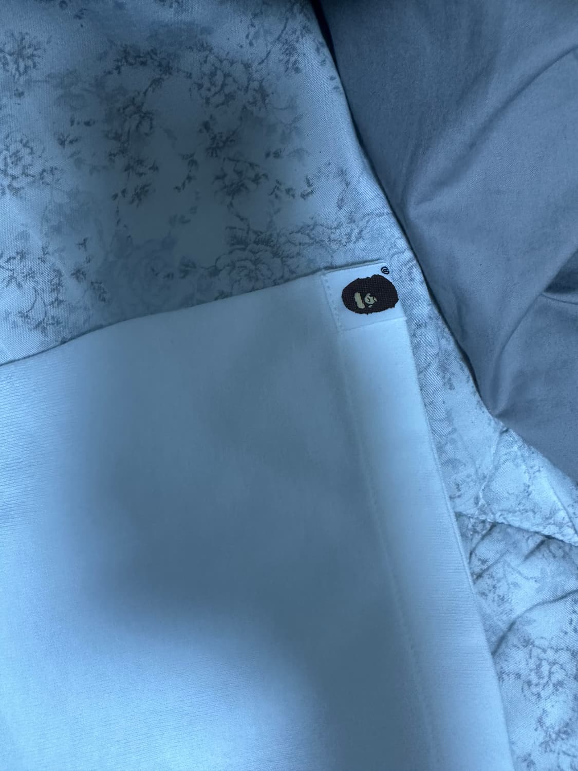 베이프 블루 카모 반팔 새상품 상품이미지3