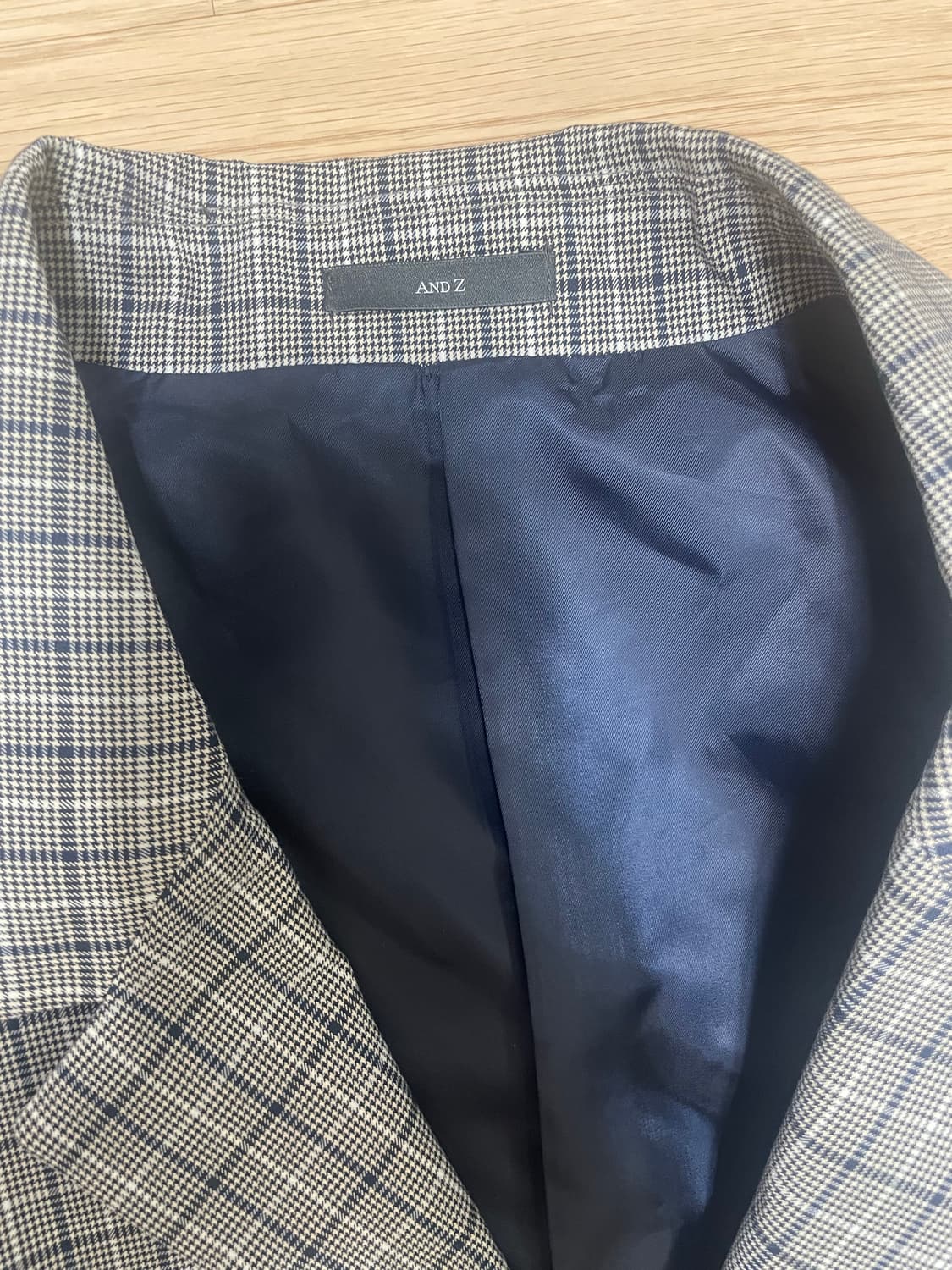 And Z 체크코트 100 사이즈 상품이미지2