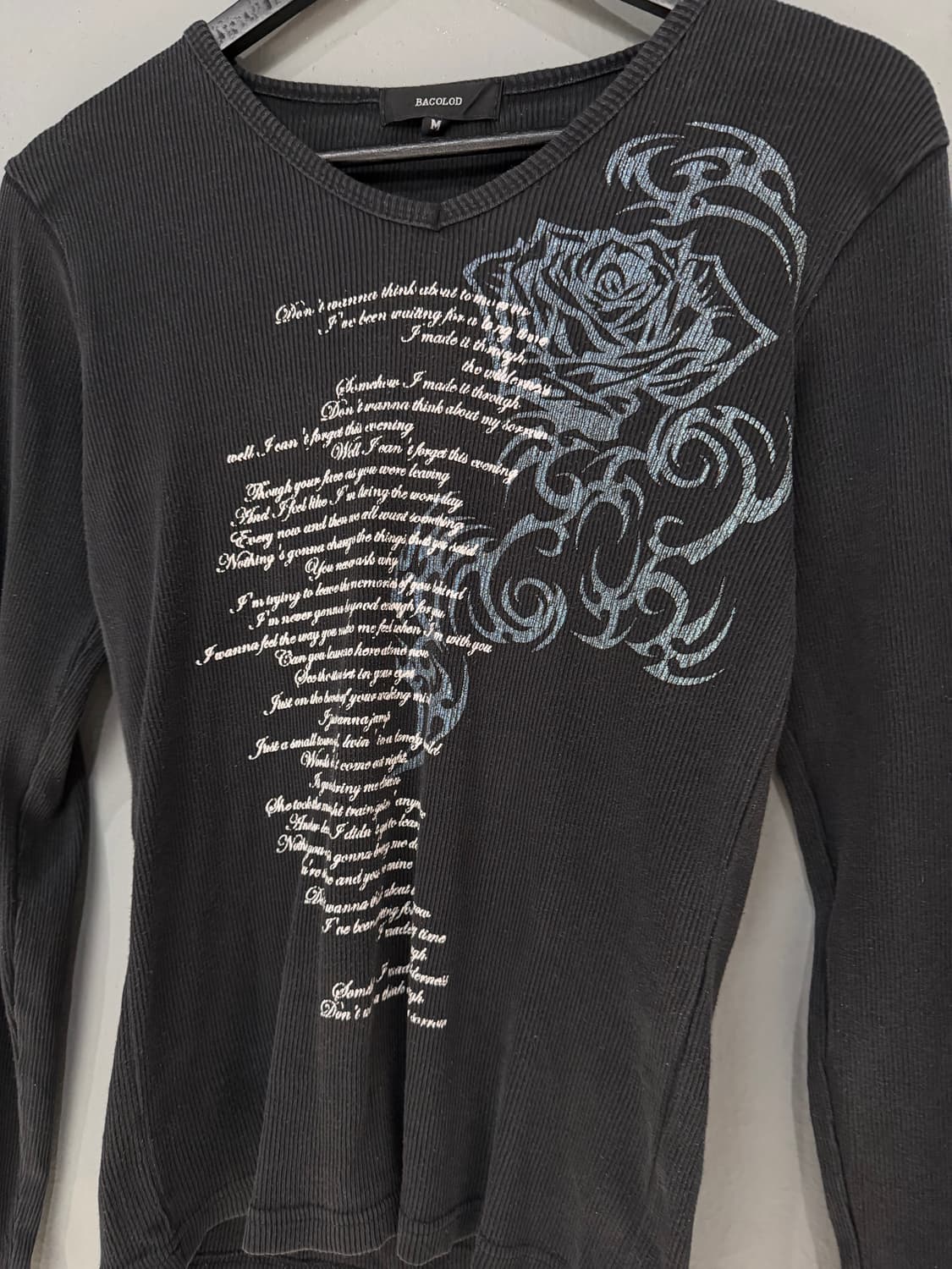 punk lettering detail long sleeve 상품이미지6